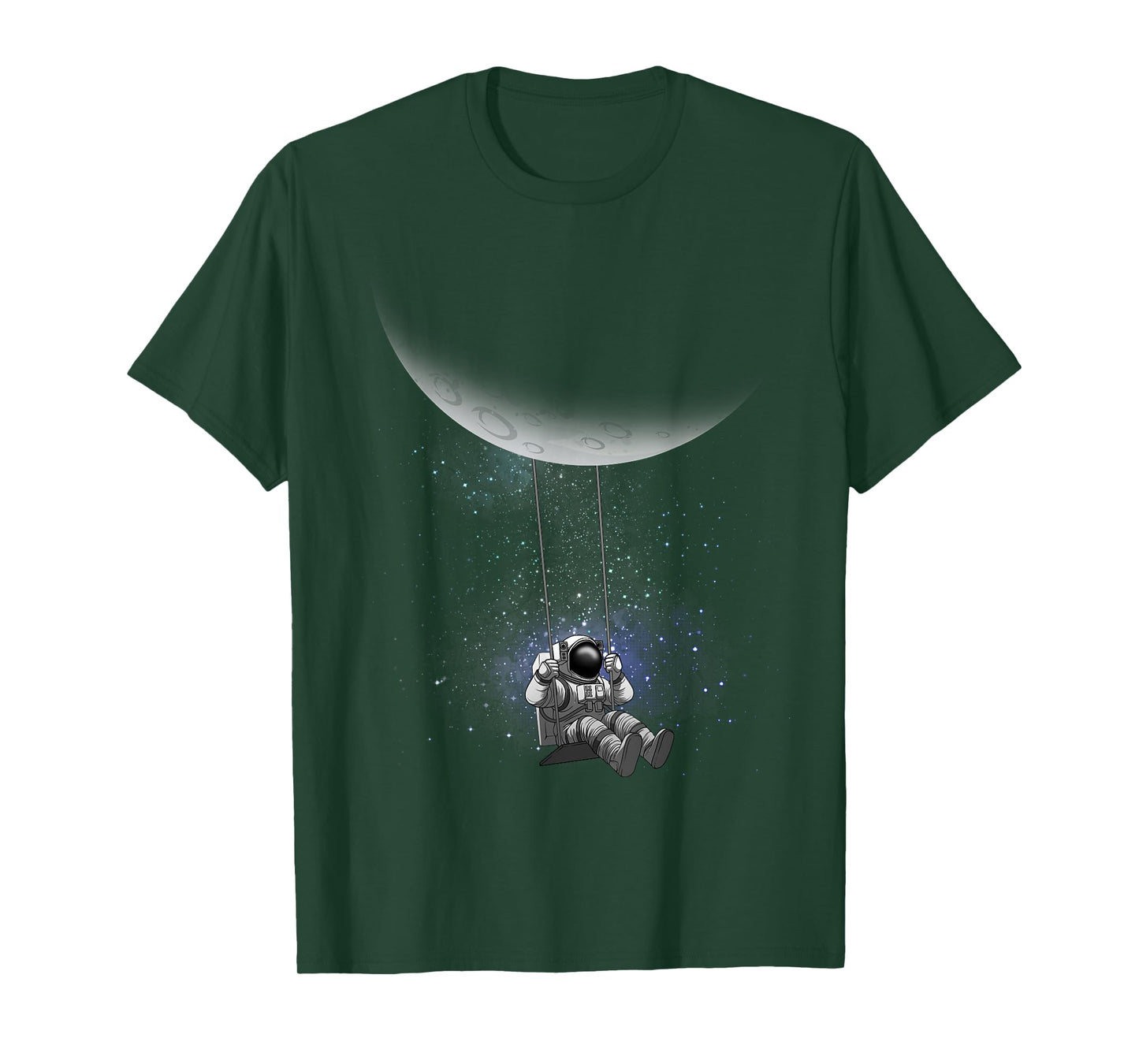 Space Themed For Men Women Outer Space Moon Galaxy Astronaut T-Shirt