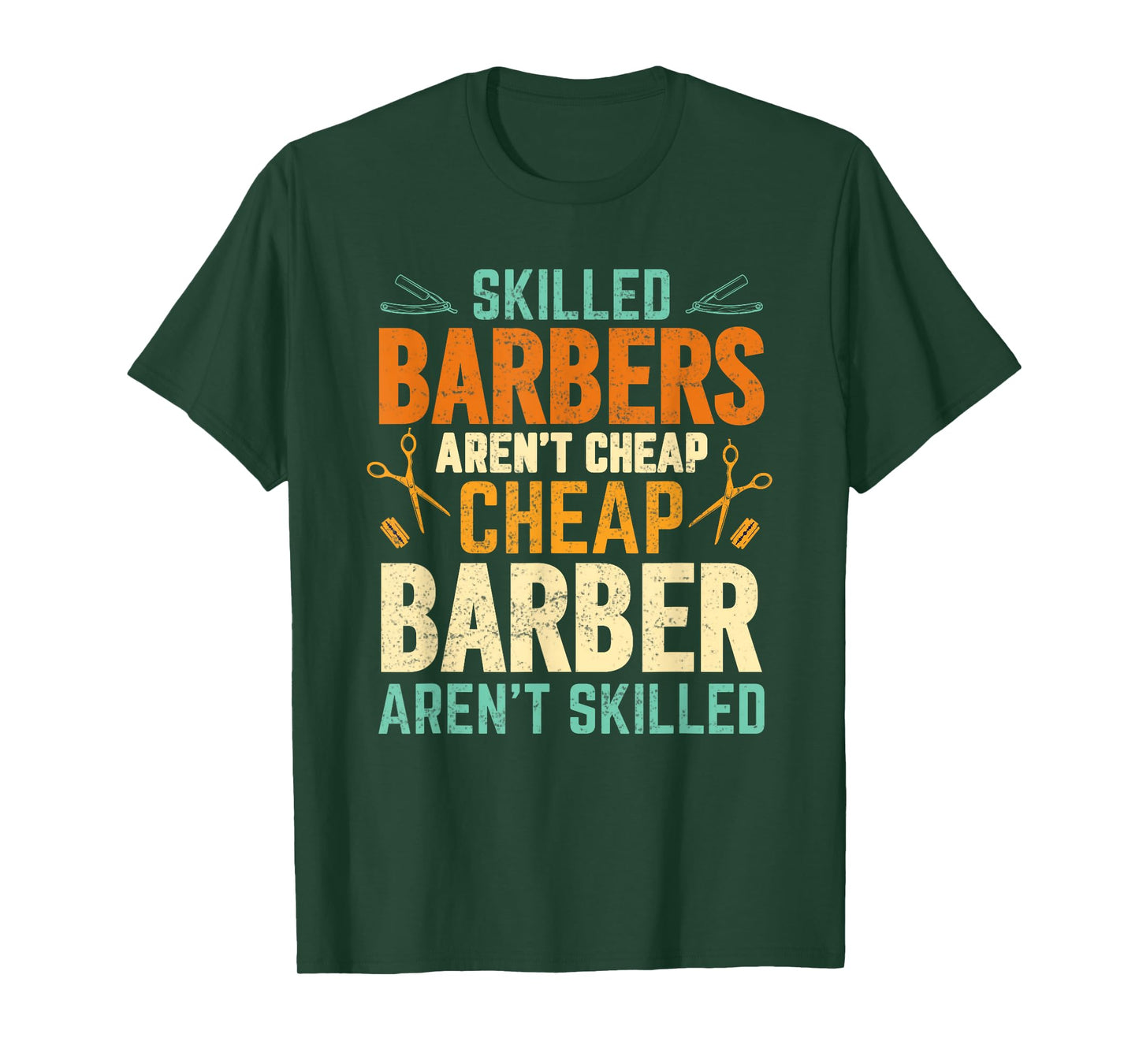 Barber Dad Funny Hairdressing Hair Stylists Barber For Men T-Shirt