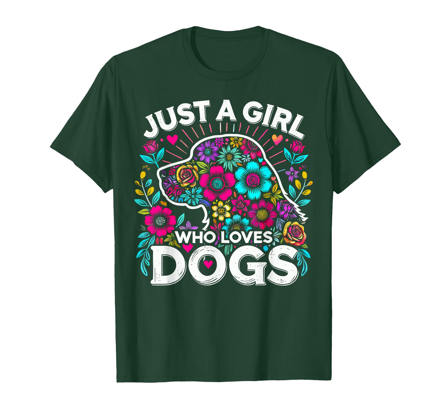 Dog Just A Girl Who Loves Dogs T-Shirt