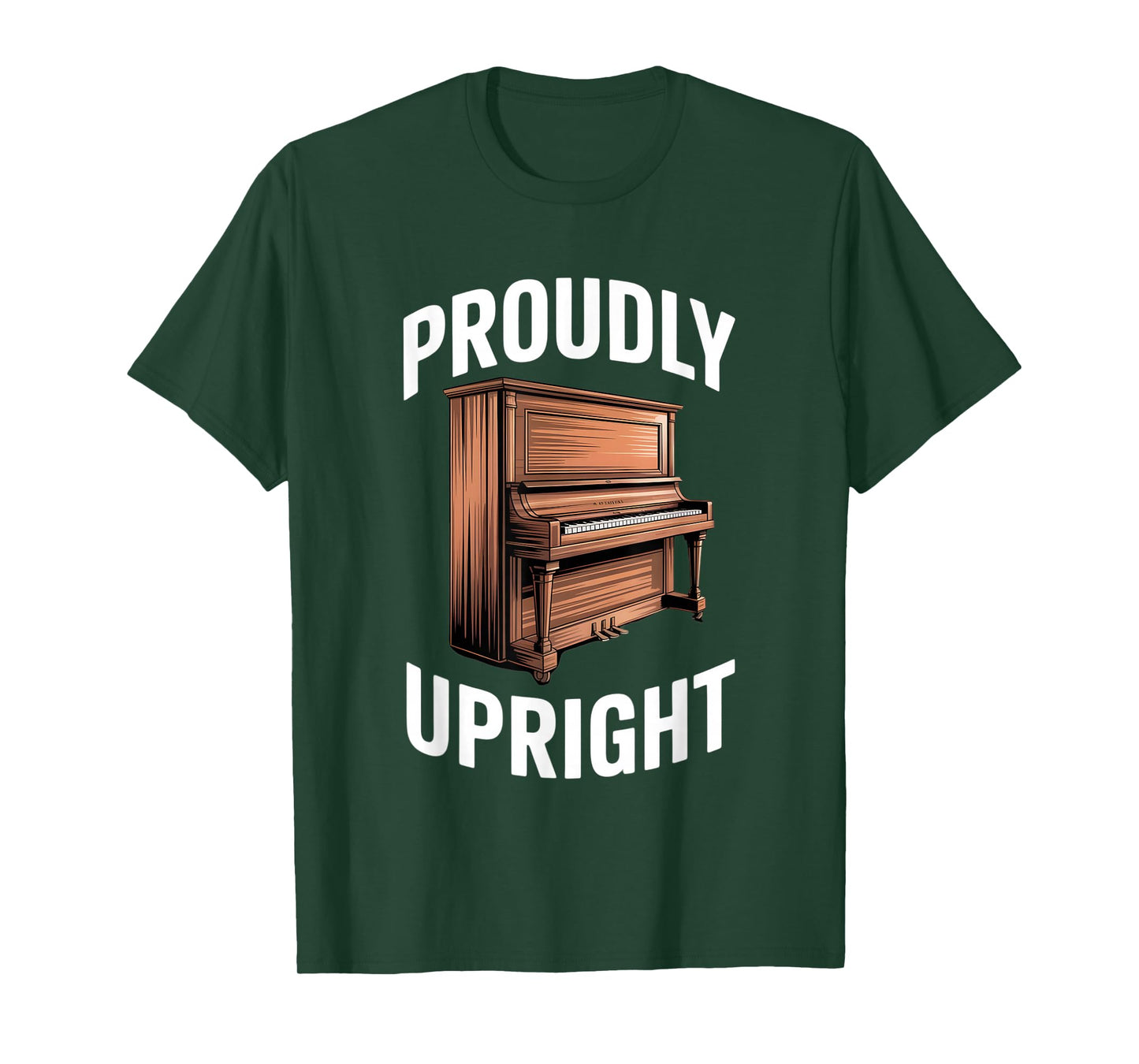 Proudly Upright Piano Elegance Enthusiasts T-Shirt