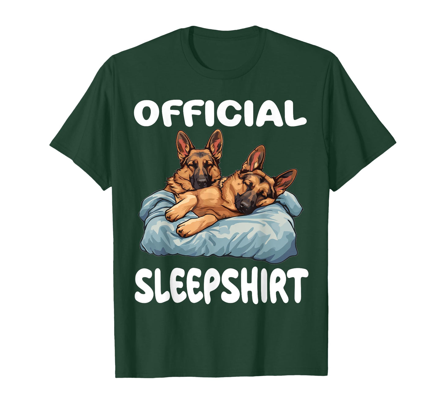 German Shepherd Dog Official Sleepshirt Pajamas Nightgown T-Shirt