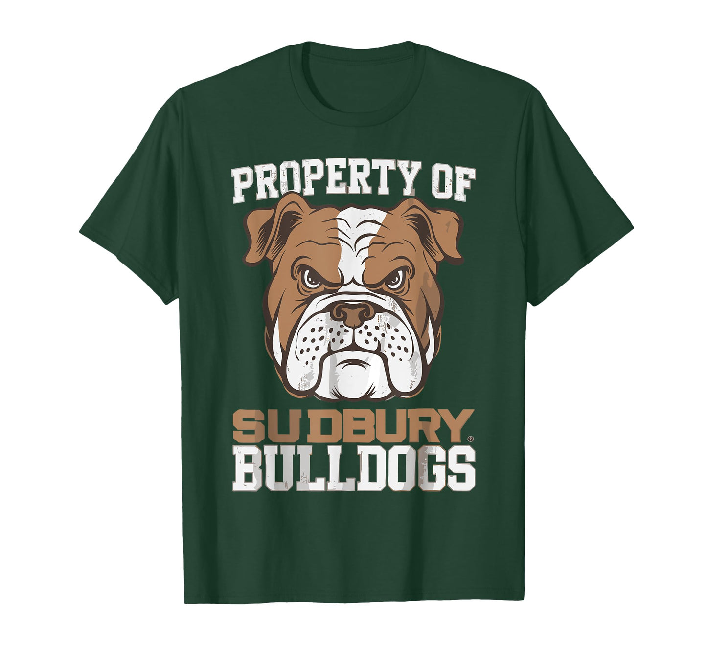 property of sudbury bulldogs pet dog Vintage funny T-Shirt