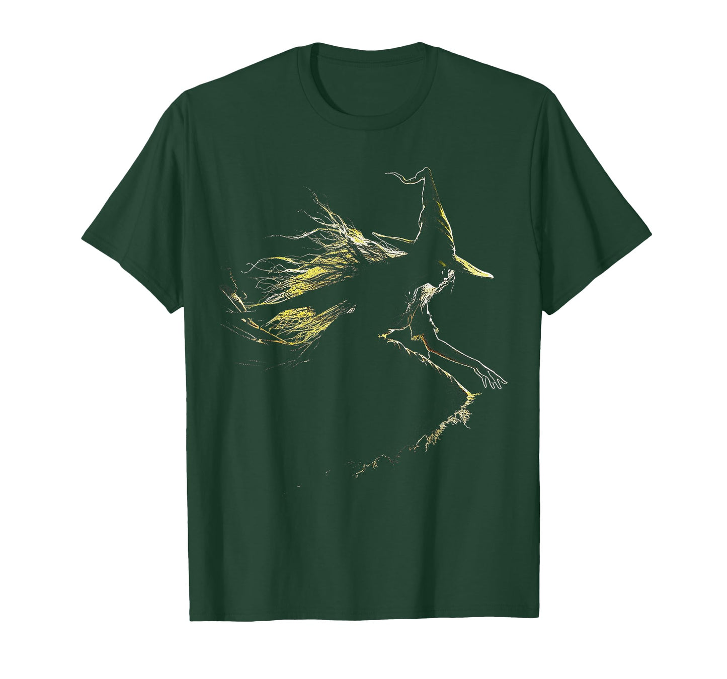 Witch Costume Halloween Spooky Art Witch T-Shirt
