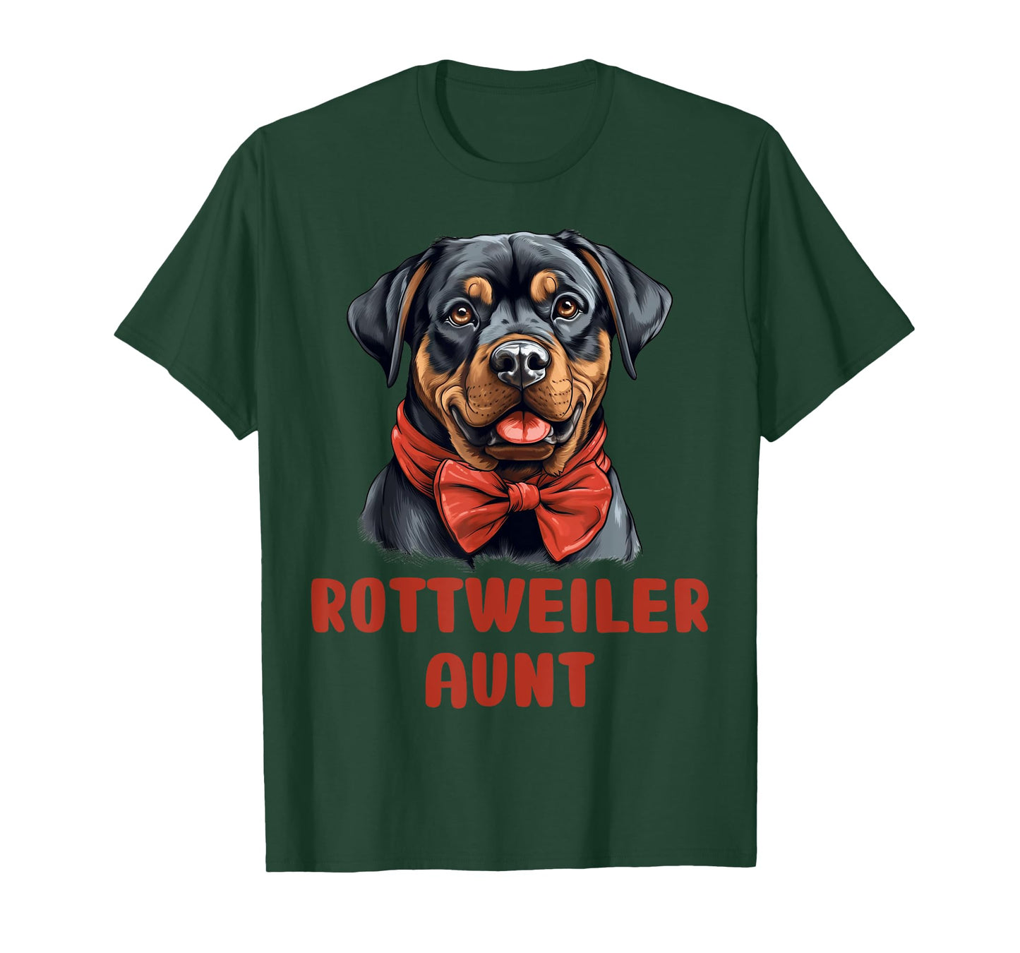 Cute Rottweiler Aunt Dog Lover Gift Funny Puppy Rottie Owner Men Women Kids T-Shirt