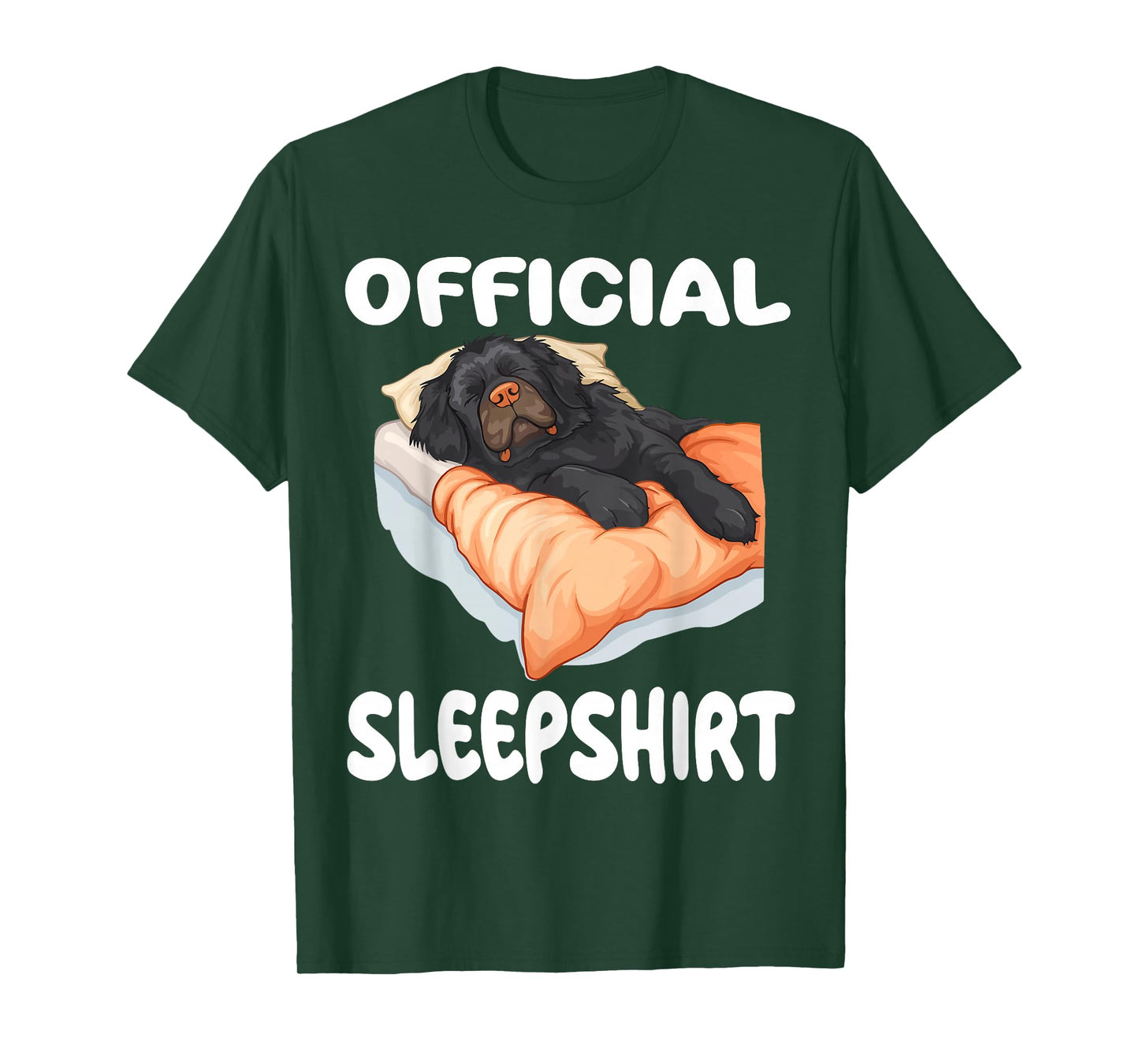 Newfoundland Dog Official Sleepshirt Pajamas Nightgown T-Shirt