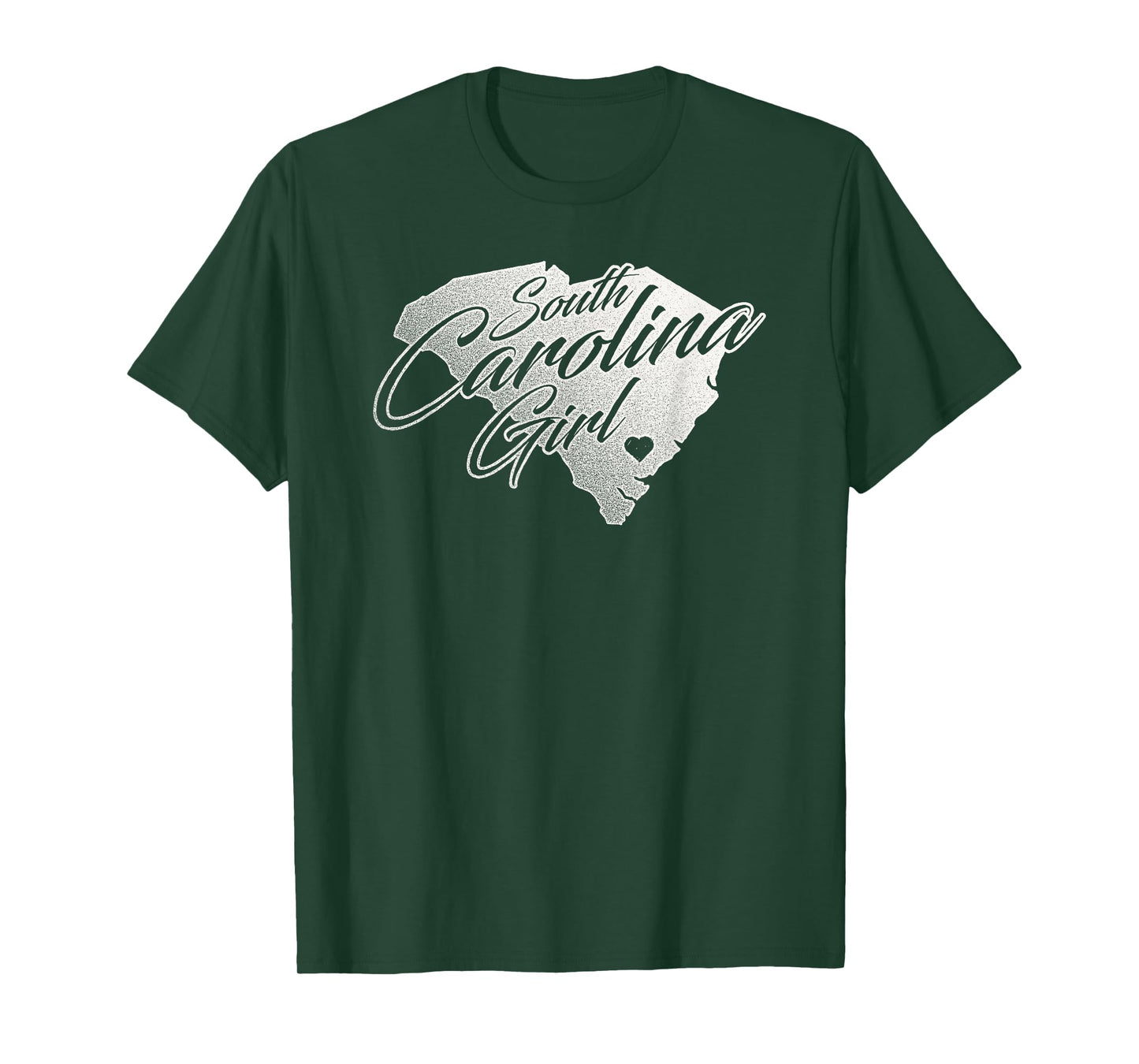 South Carolina Girl Vintage Distressed State Outline Women's T-Shirt