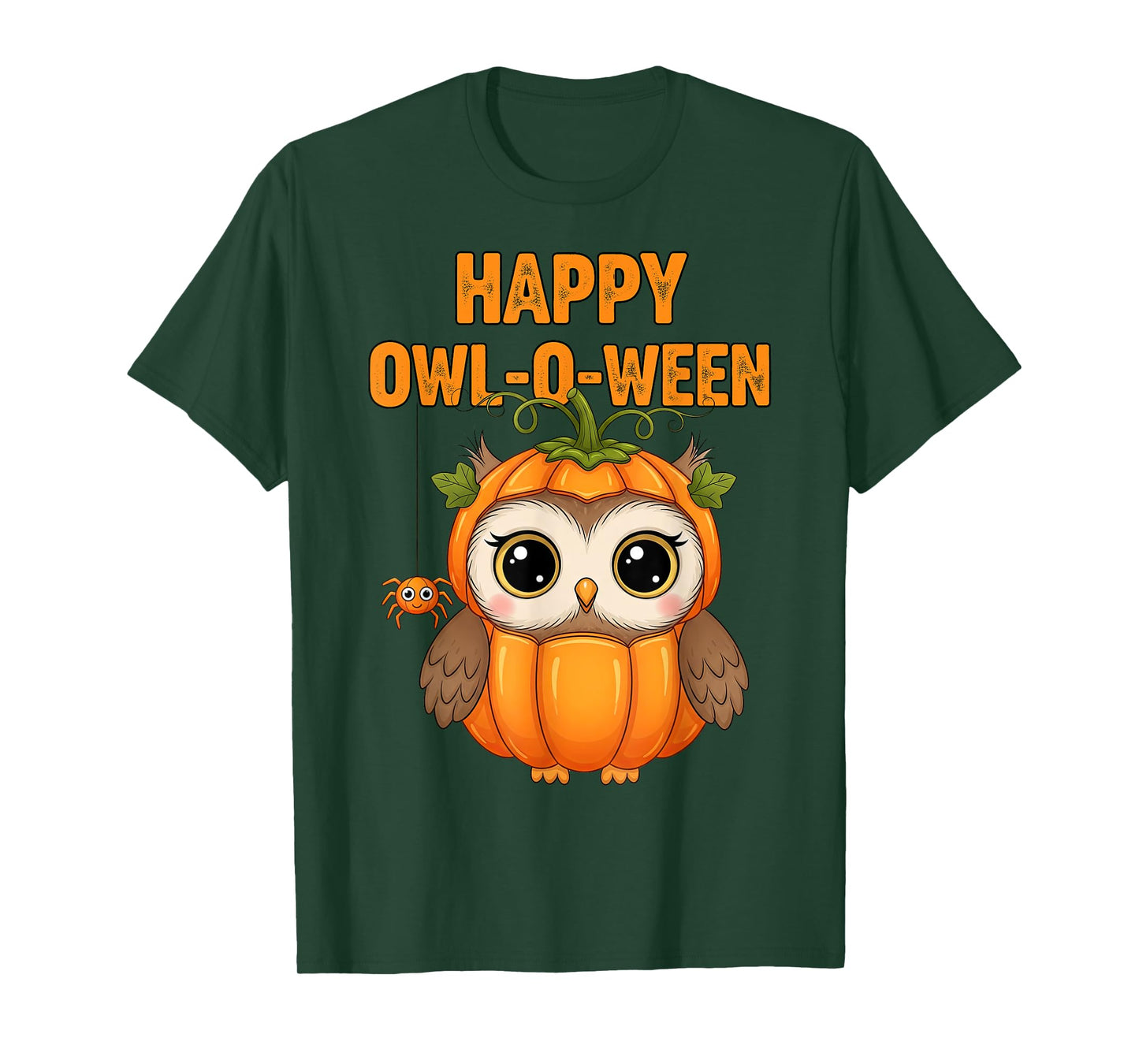Happy Owl-O-Ween Spooky Owl Funny Costume for Halloween T-Shirt