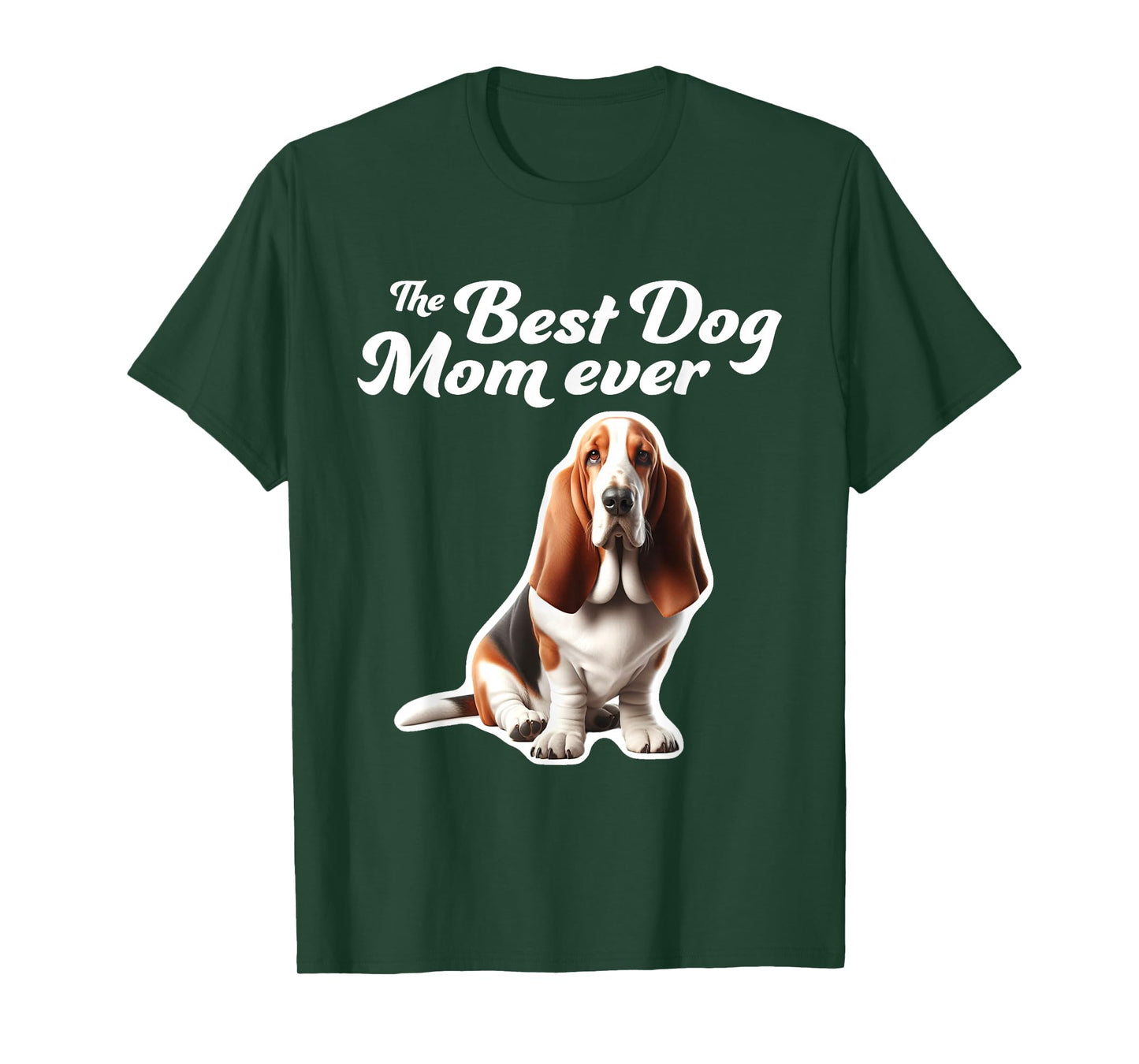 Best Dog Mom Ever - Basset Hound T-Shirt