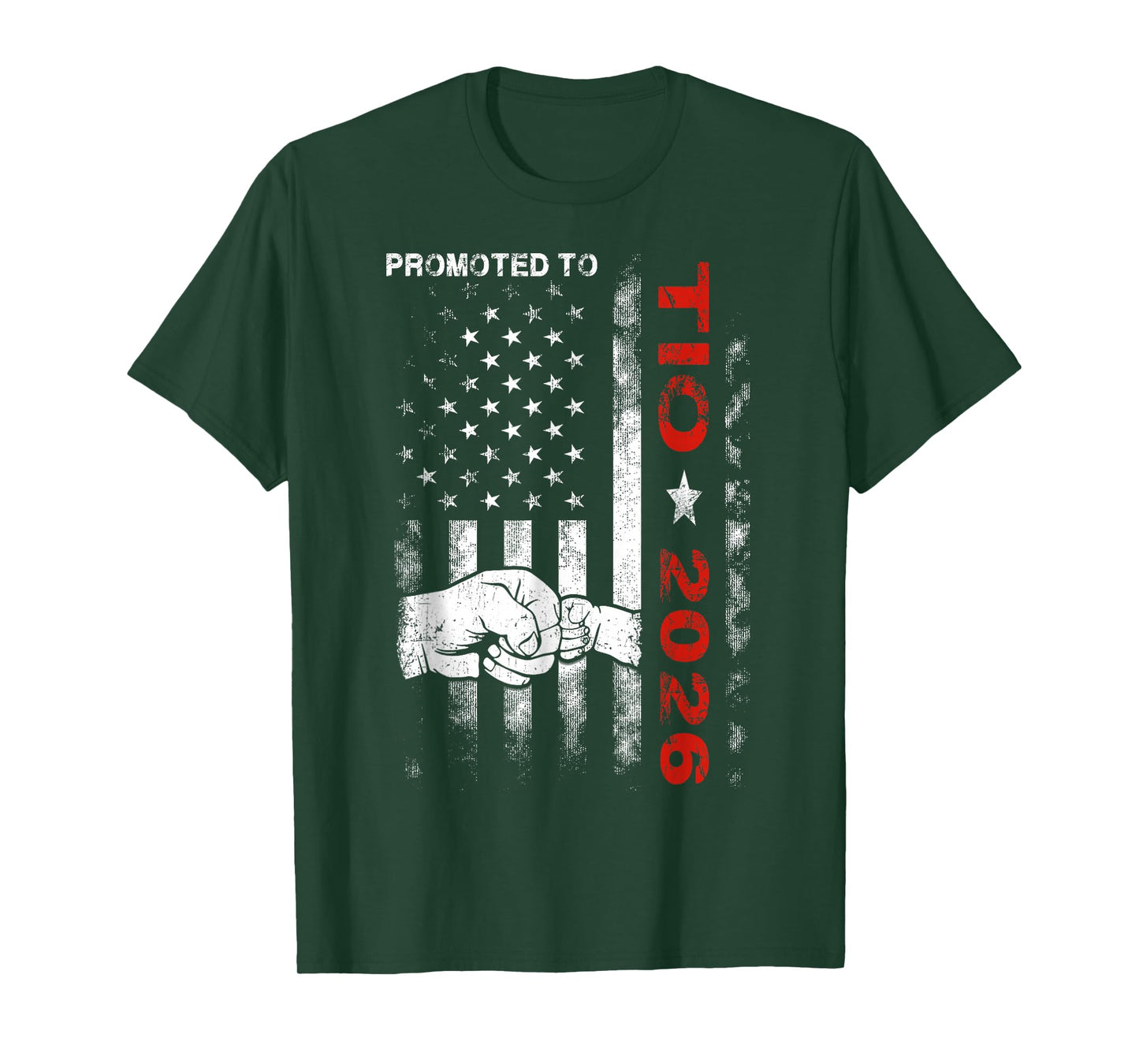 Promoted To Tio Est 2026 American Flag New Tio T-Shirt