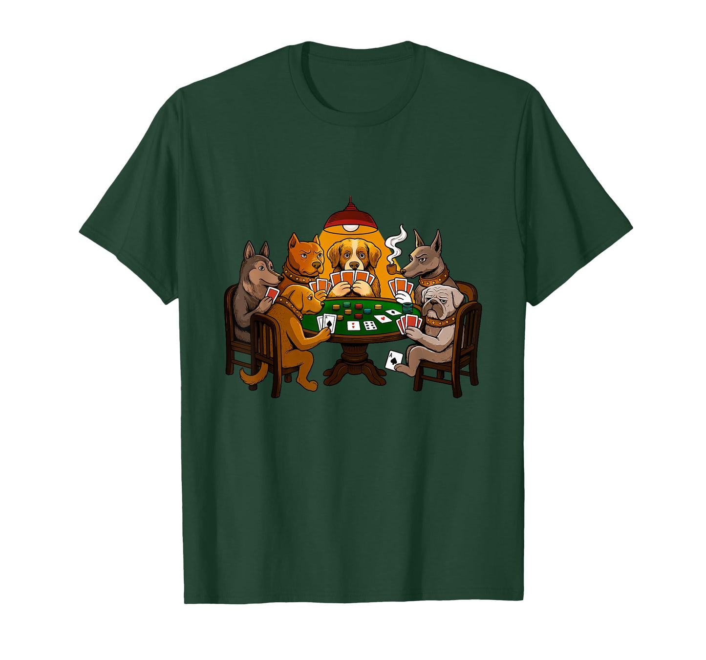 Dogs Playing Poker - Dog Lover Dog Owner Dog Mom T-Shirt