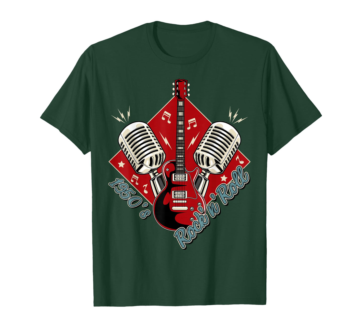 50s Rockabilly Clothing 1950s Sock Hop Swing Greaser Rocker T-Shirt