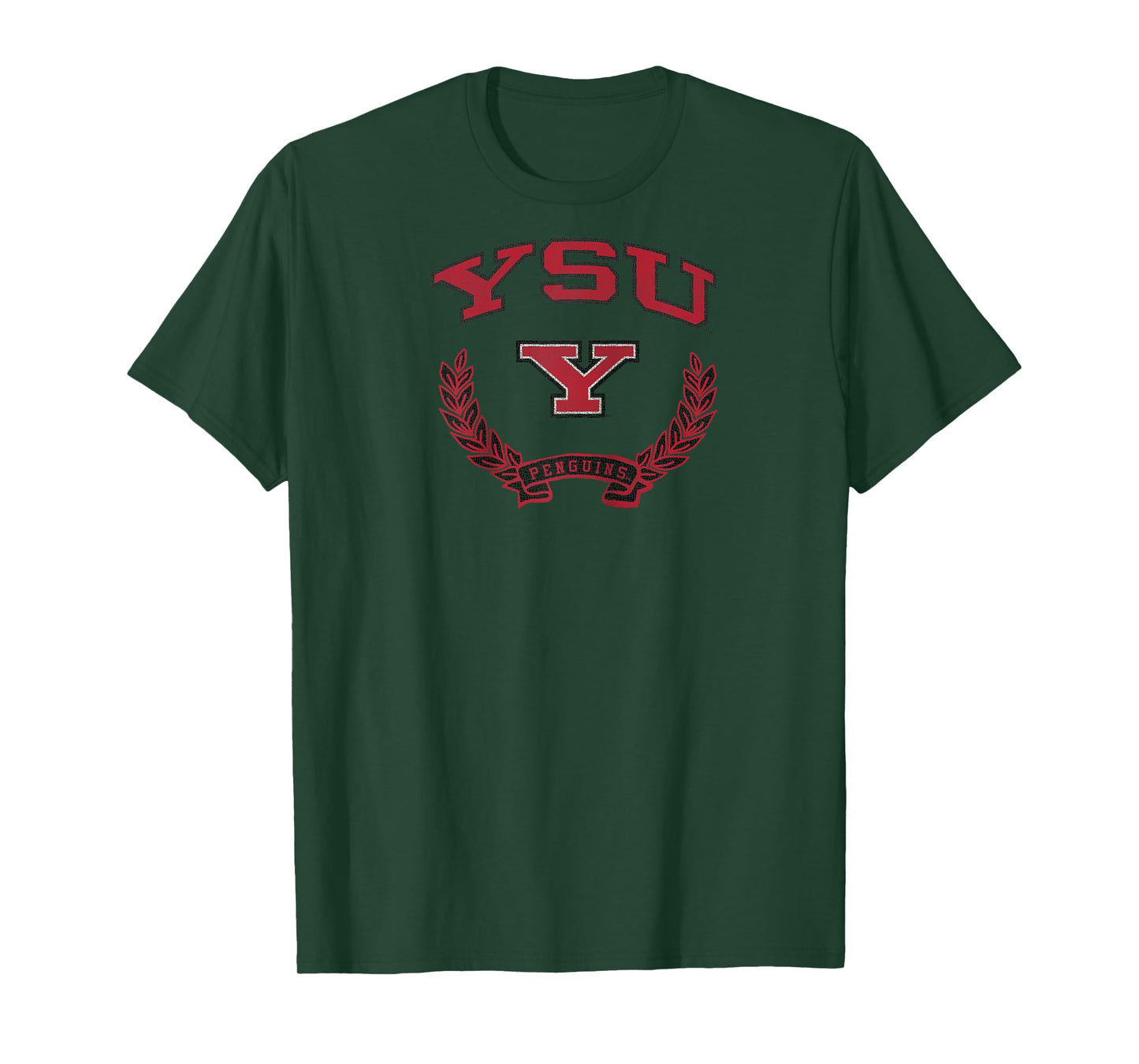 Youngstown State Penguins Victory Vintage Raglan Baseball Tee