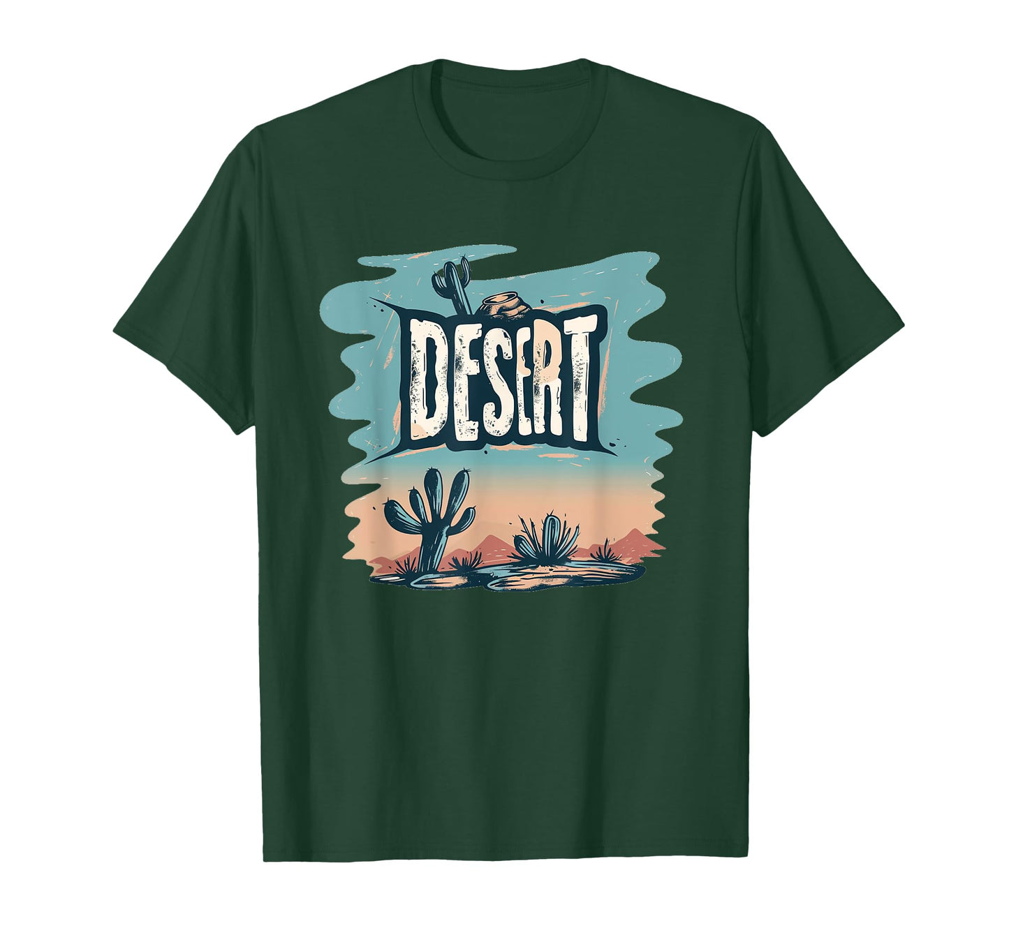 Beautiful Desert Costume with Cactus for Boys and Girls T-Shirt