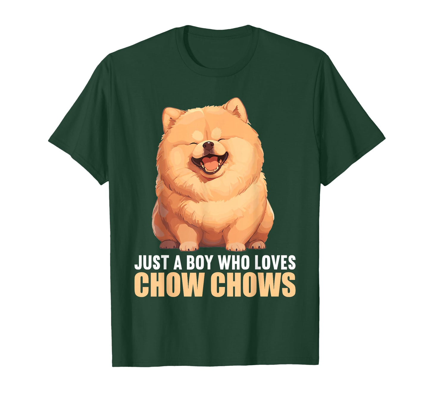 Just a Boy who loves Chow Chows Dogs Dog Chow Chow T-Shirt