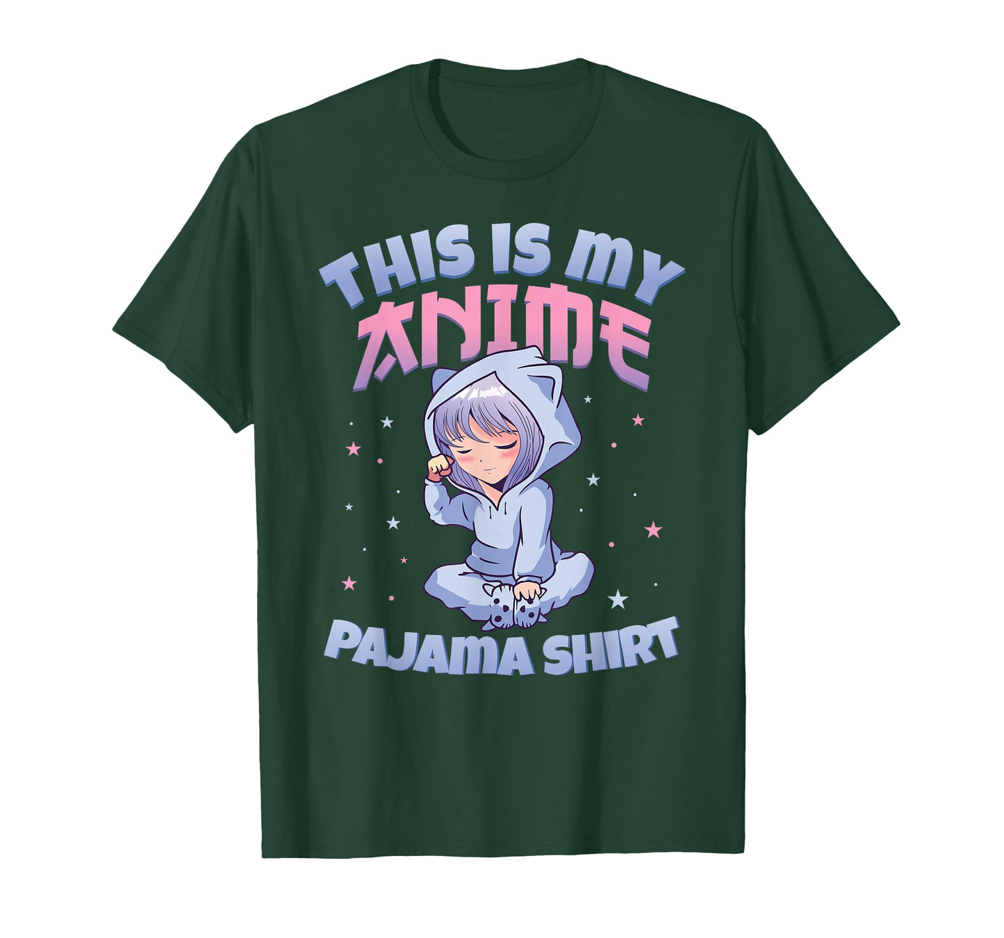 Cute PJ Anime PJs Anime Merch Girls This is My Anime Pajama T-Shirt