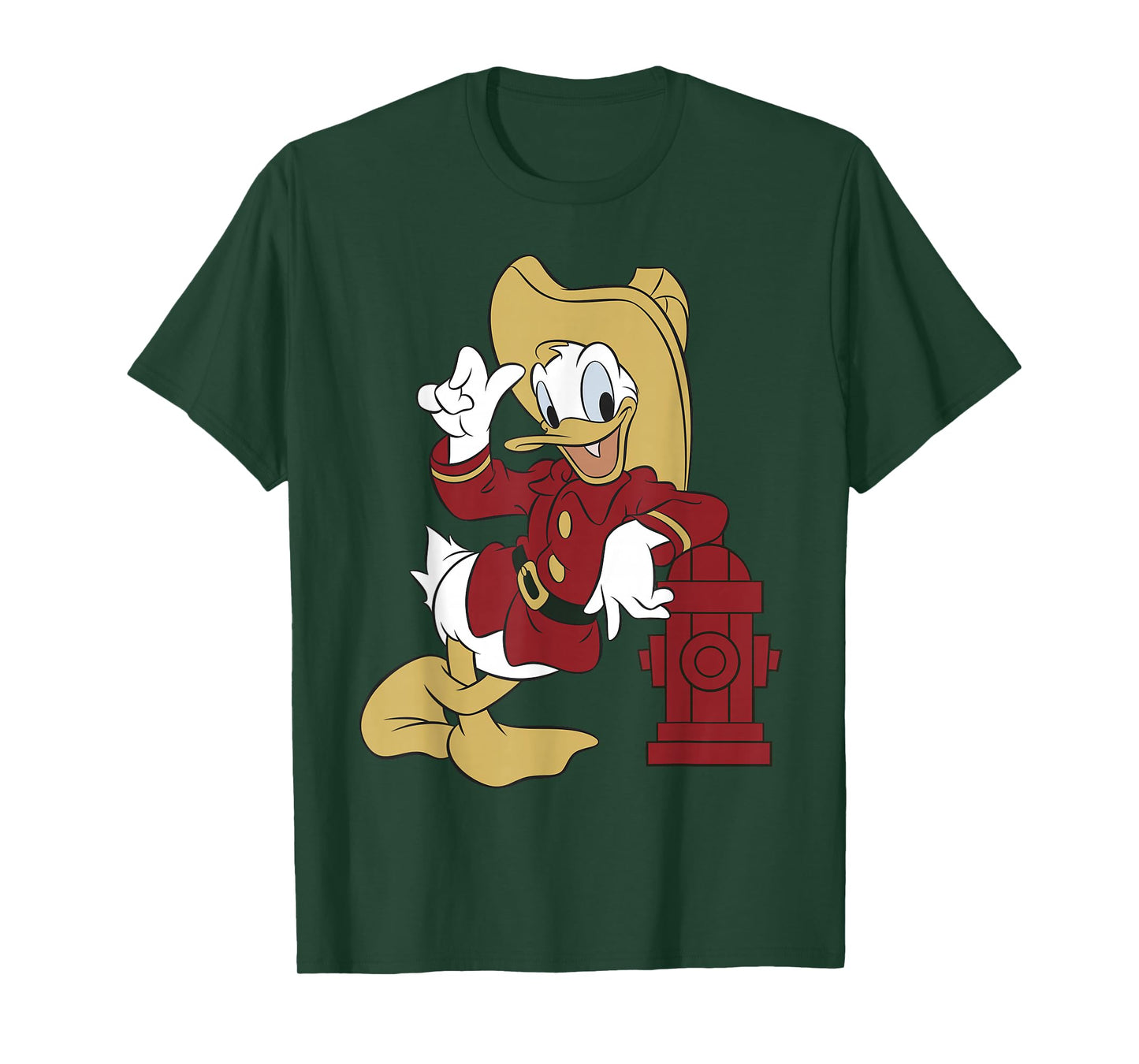 Disney Donald Duck Firefighter Outfit T-Shirt