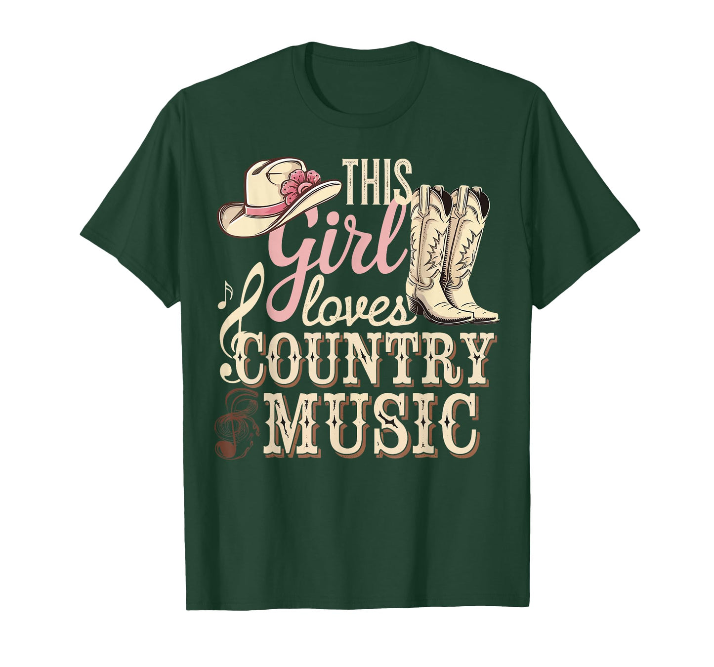 This Girl Loves Country Music T-Shirt