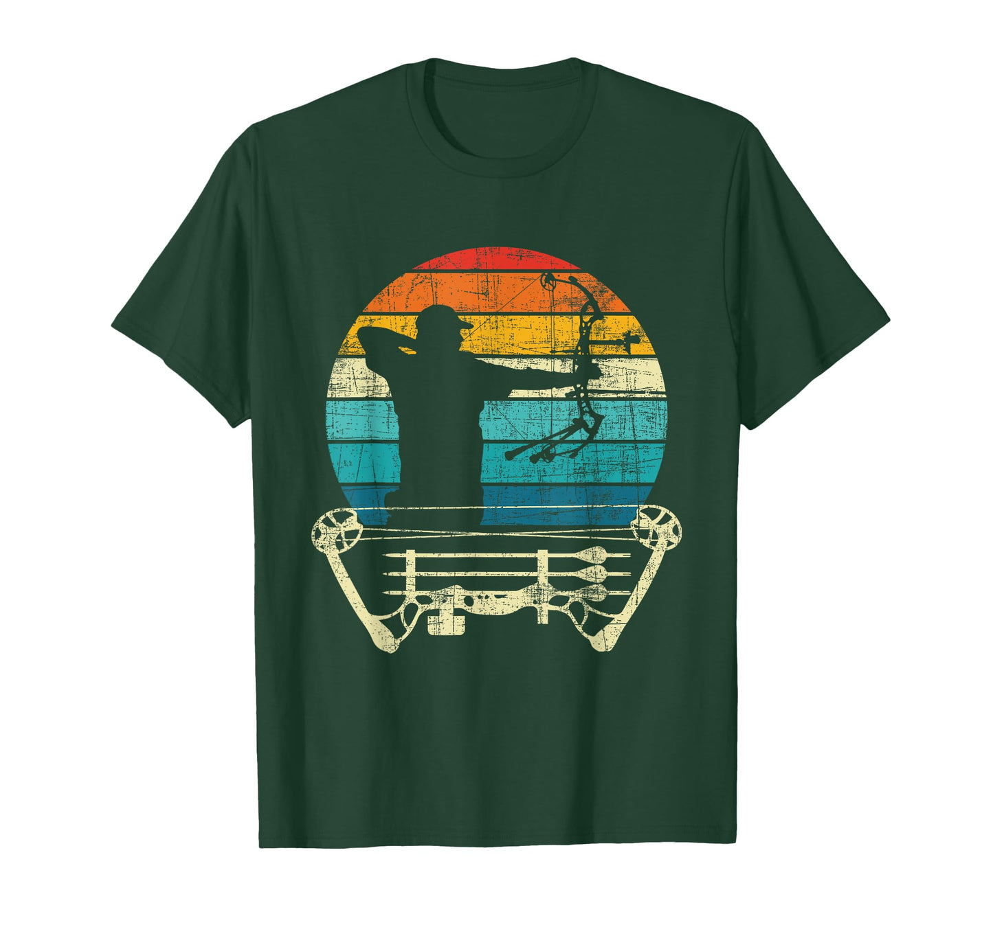 Retro Vintage Archery Girl - Bow Arrow Archer Bowhunting T-Shirt