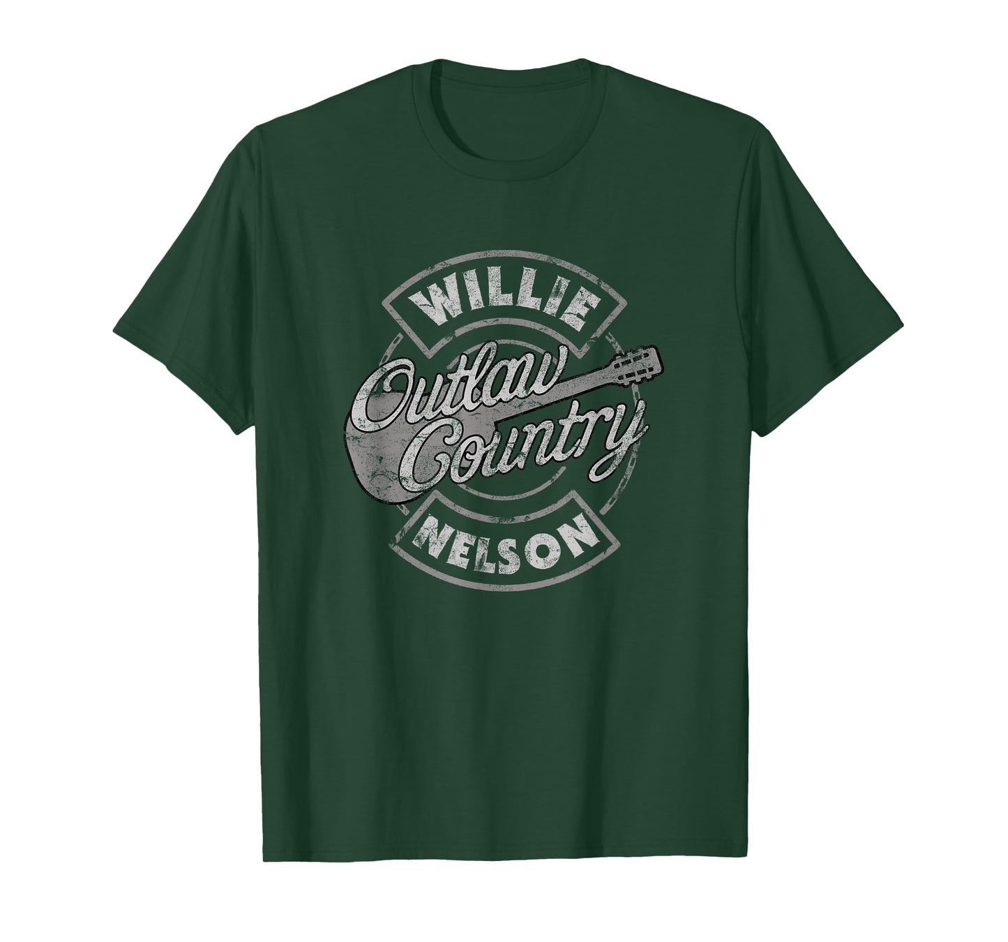 Official Willie Nelson Outlaw Country T-Shirt