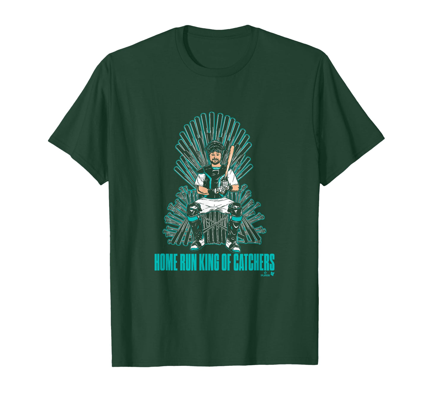 Cal Raleigh - Home Run King of Catchers - Seattle Baseball T-Shirt
