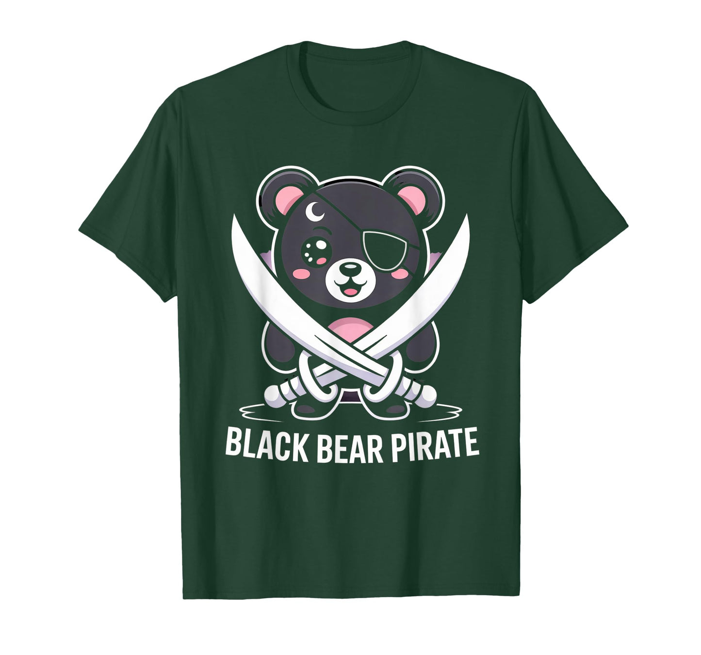 Pastel Goth Pirate Bear Kawaii Goth Girl Clothes Pink Goth T-Shirt