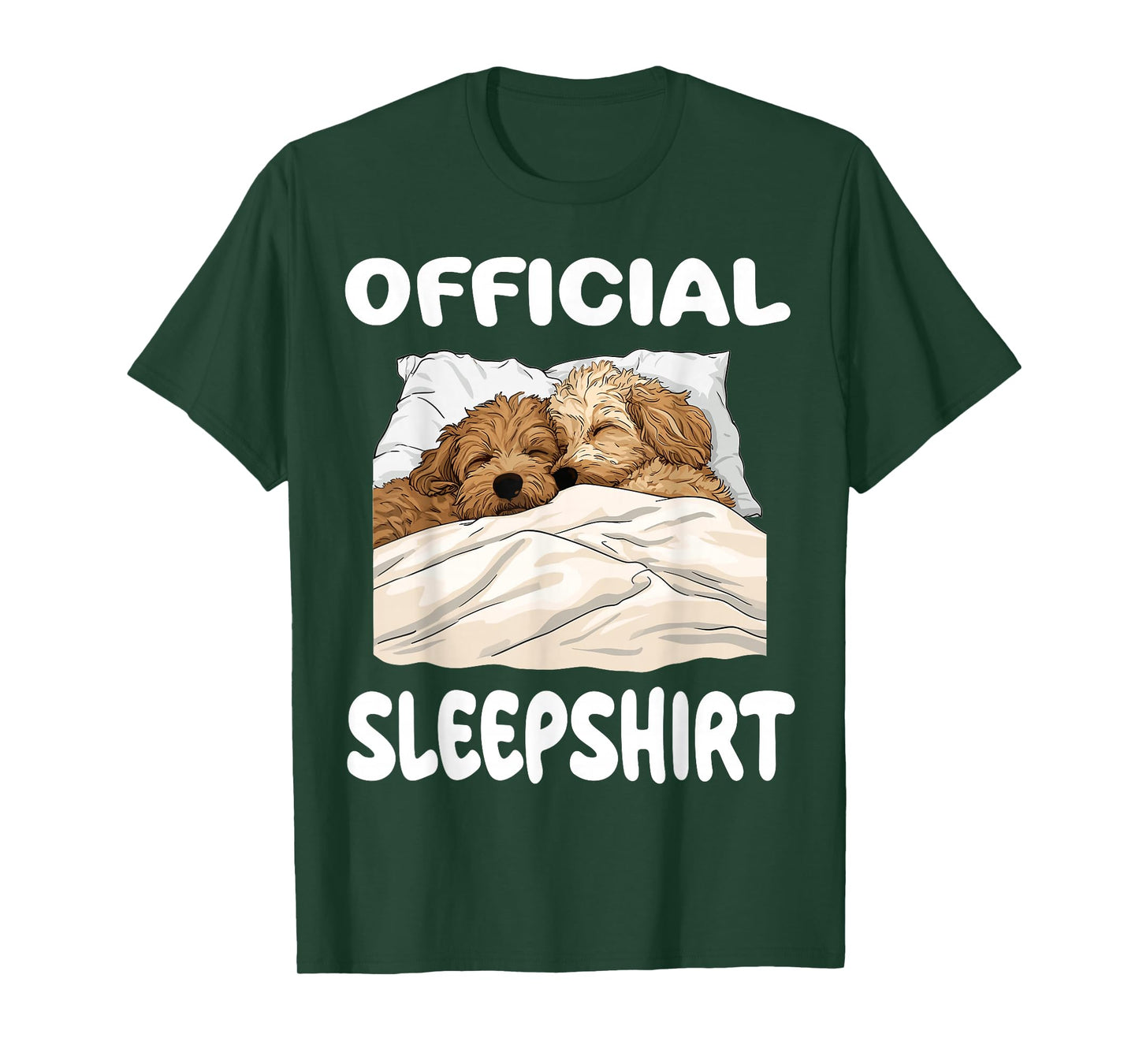 Goldendoodle Dog Official Sleepshirt Pajamas Nightgown T-Shirt