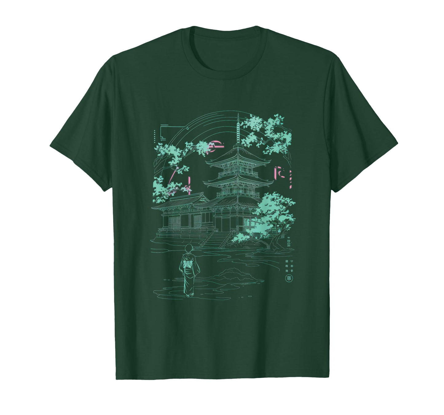 Futuristic Anime Manga Geisha T-Shirt