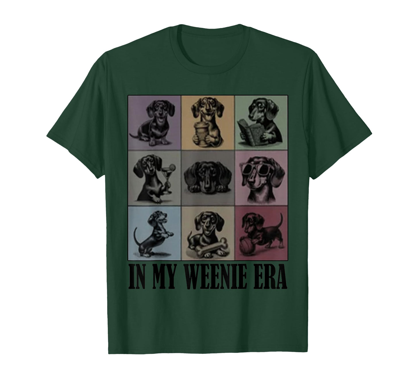 Funny Dachshund Lover Quote in My Era Dachshund Cool Dog Mom T-Shirt