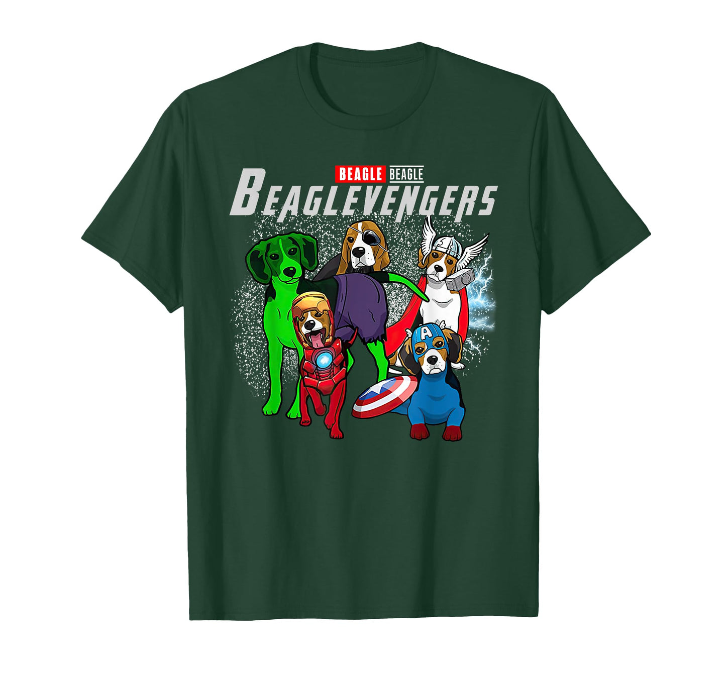 Super Dogs Beagle Assemble Beaglevengers - Dogs Lover T-Shirt