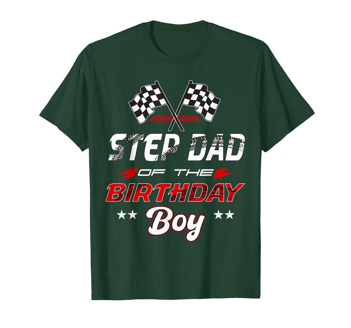 Goal Scoring Birthday Boy Celebration Look for Step Dad T-Shirt