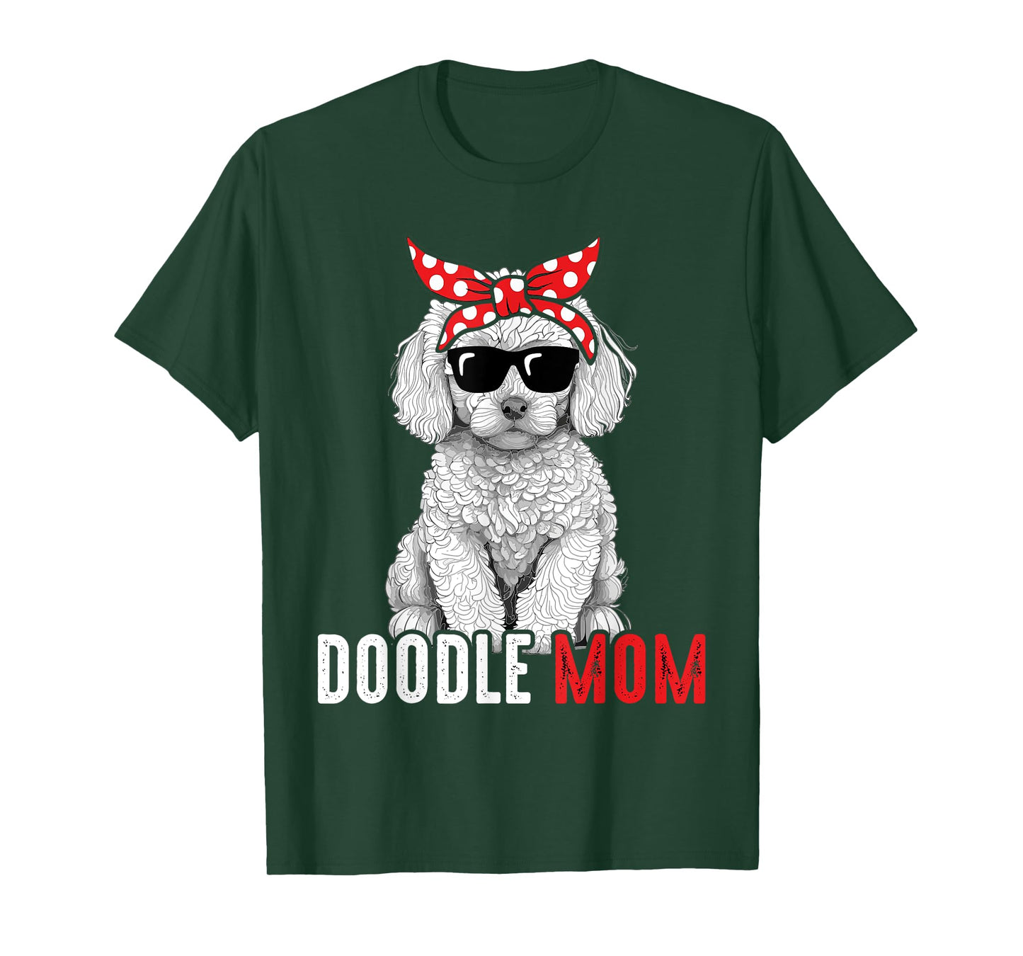 Womens Doodle Mom Goldendoodle Labradoodle Dog T-Shirt