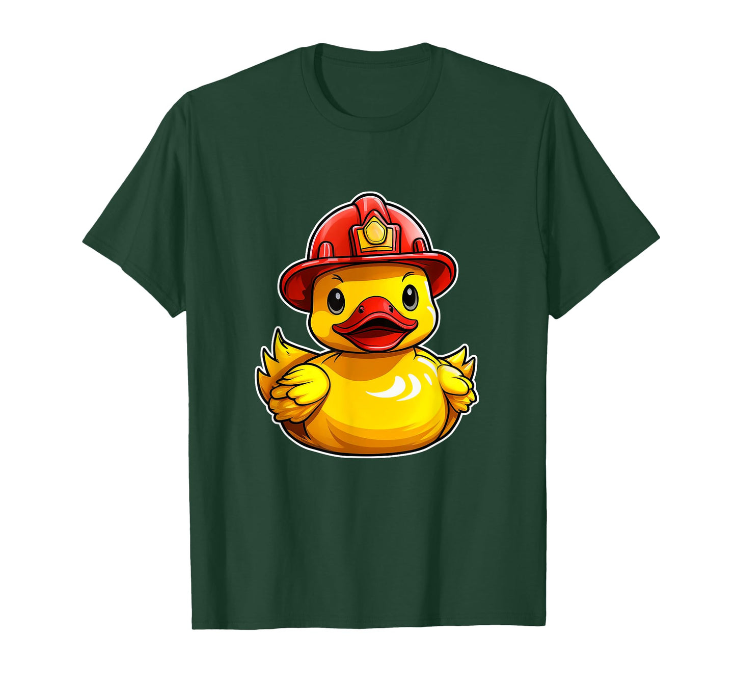 Fireman Rubber Duck, Fire Fighter Rubber Duckie T-Shirt