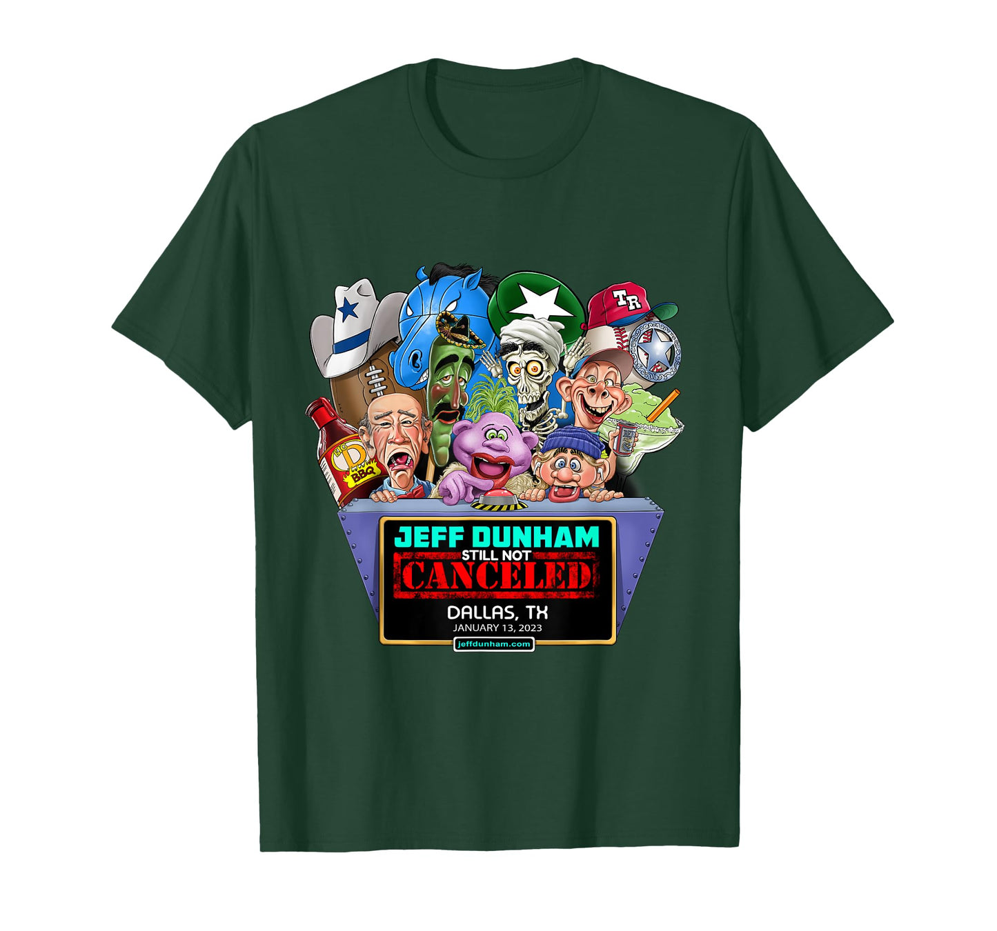 Jeff Dunham Dallas, TX (2023) T-Shirt