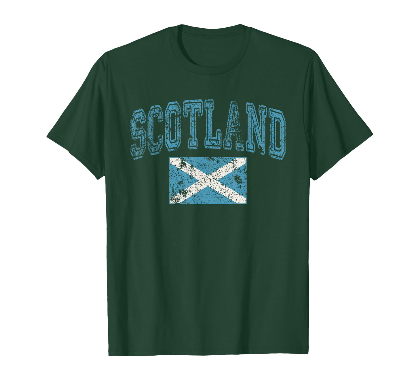 Vintage Retro Faded Scotland Flag Scottish Pride T-Shirt