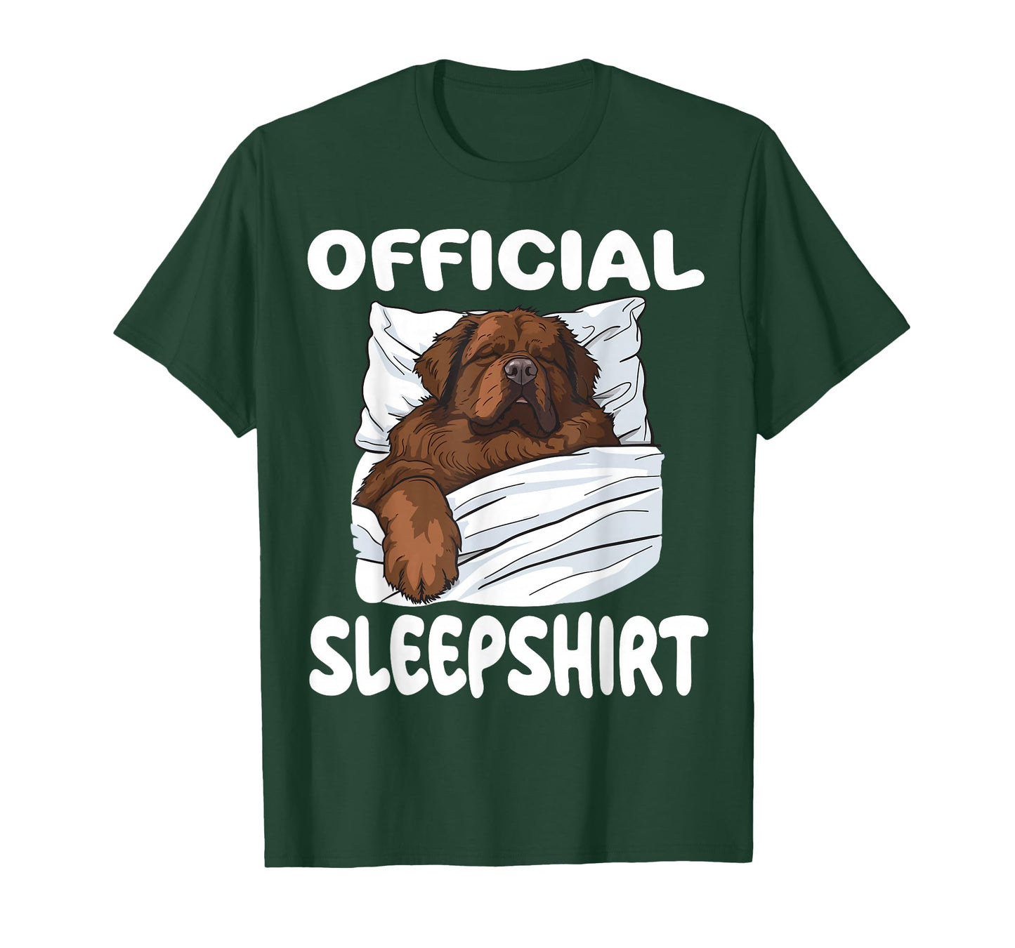 Newfoundland Dog Official Sleepshirt Pajamas Nightgown T-Shirt