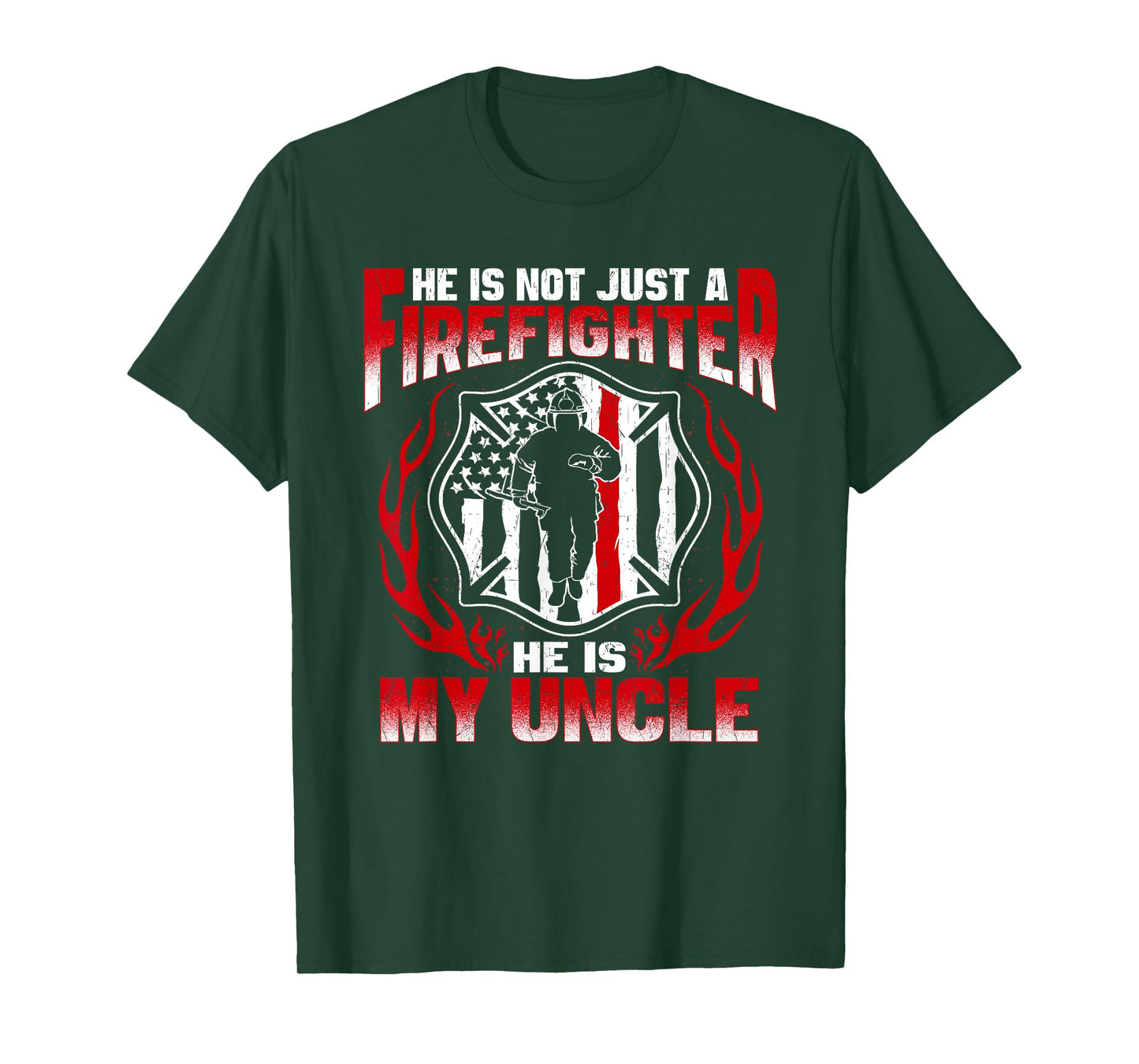 My Uncle Is A Firefighter Hero Proud Fire Niece Nephew Gifts T-Shirt