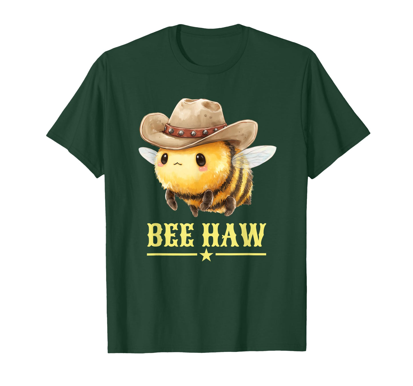 Beehaw Bee In Cowboy Hat T-Shirt