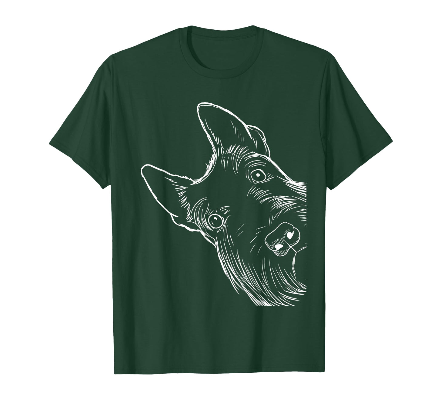Funny Scottie Dog Scottish Terrier T-Shirt Small