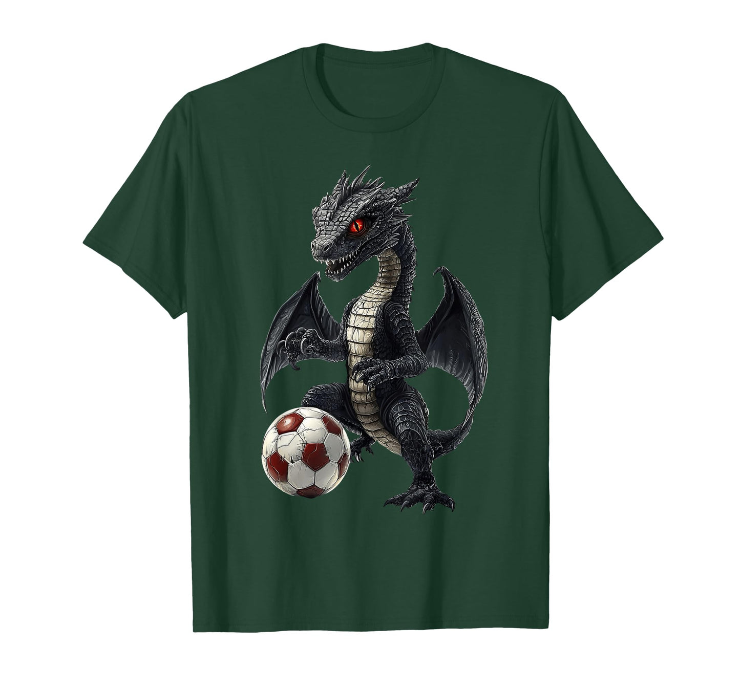Dragon Playing Soccer T-Shirt