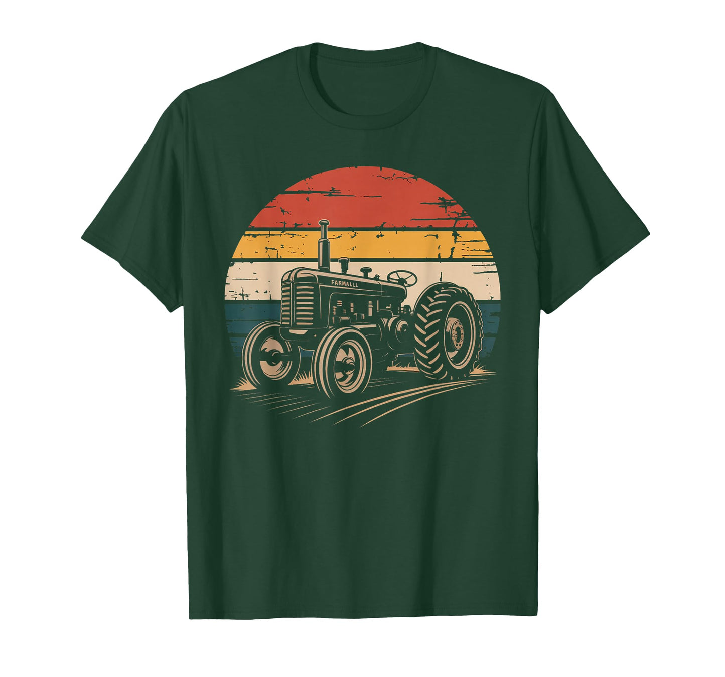 Retro Farm Tractor Farmer Agriculture Life Vintage Men Women T-Shirt