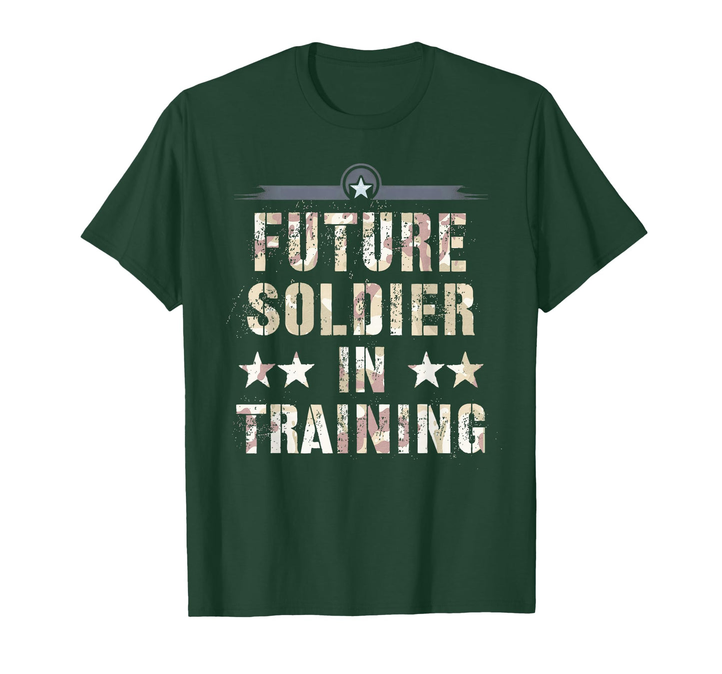 Boys FUTURE SOLDIER IN TRAINING Our Troop Old Vet Military T-Shirt