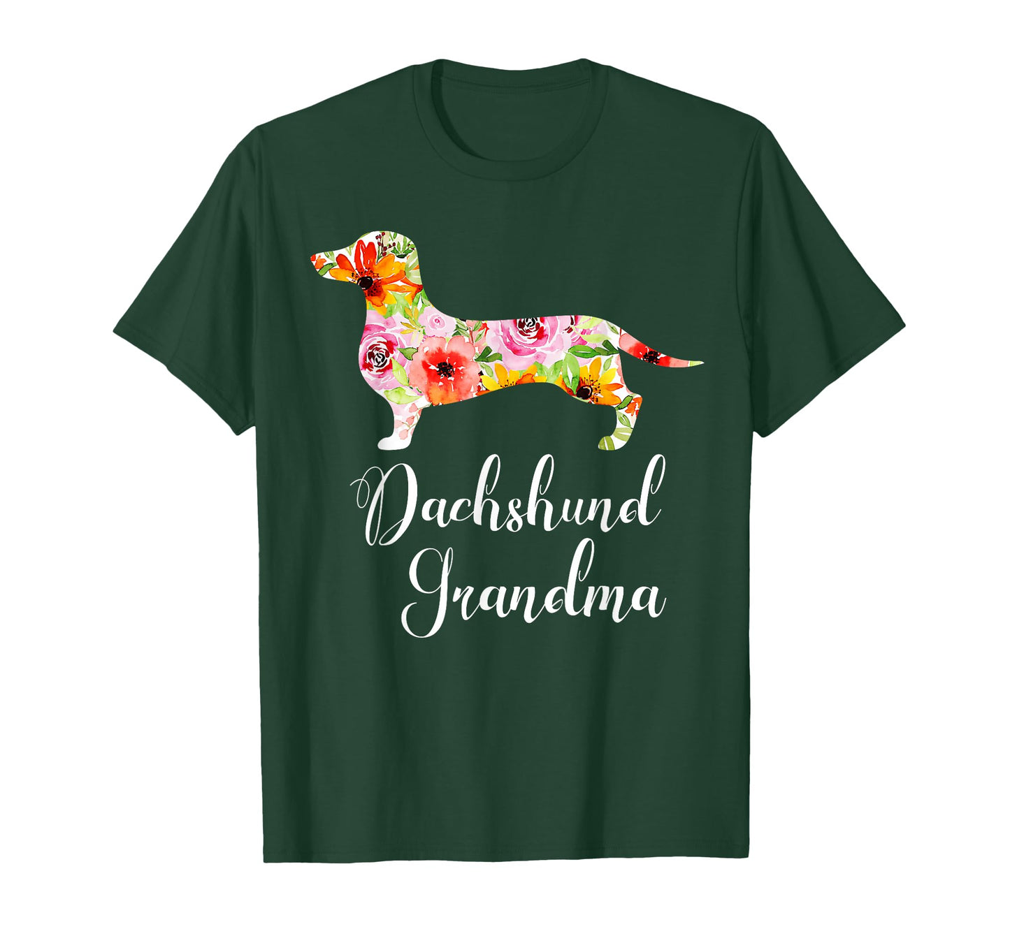 Dachshund Grandma T-Shirt Funny Dog Lover's Novelty Gift T-Shirt