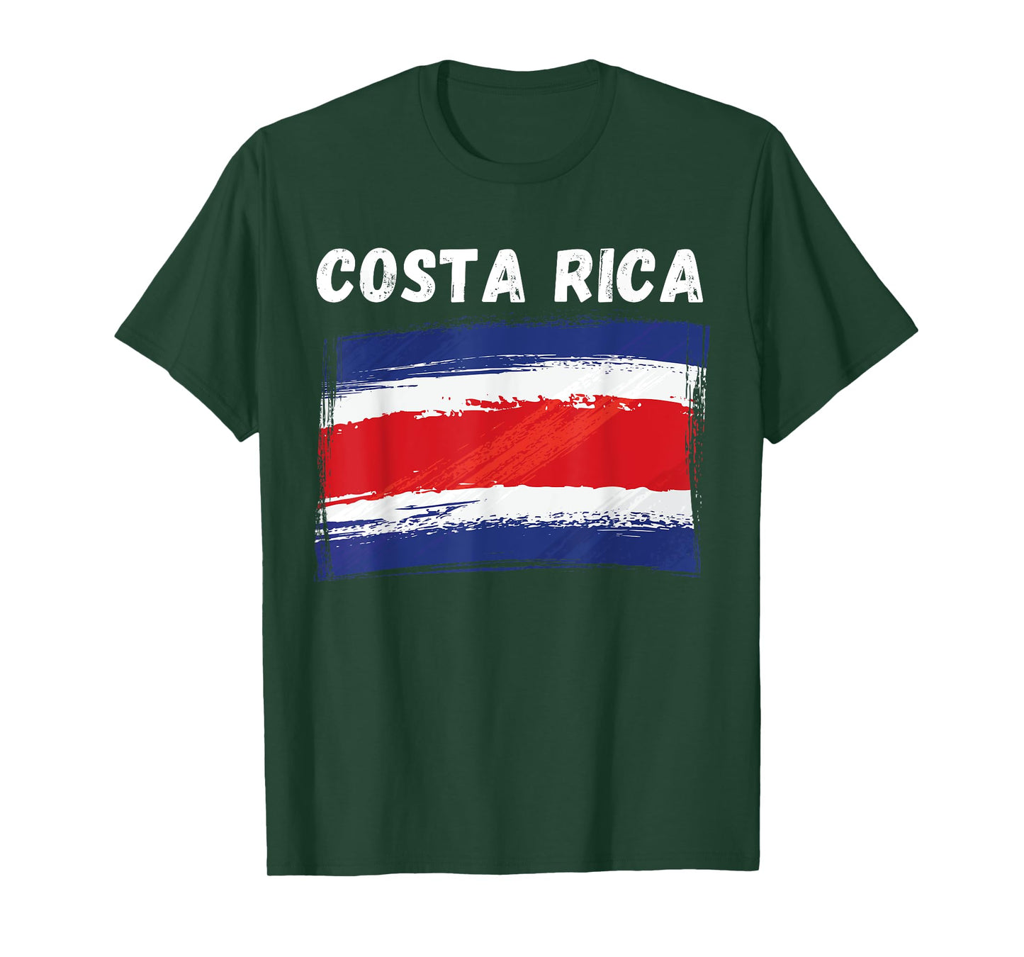 Costa Rica Flag Holiday Vintage Grunge Costa Rican Flag T-Shirt