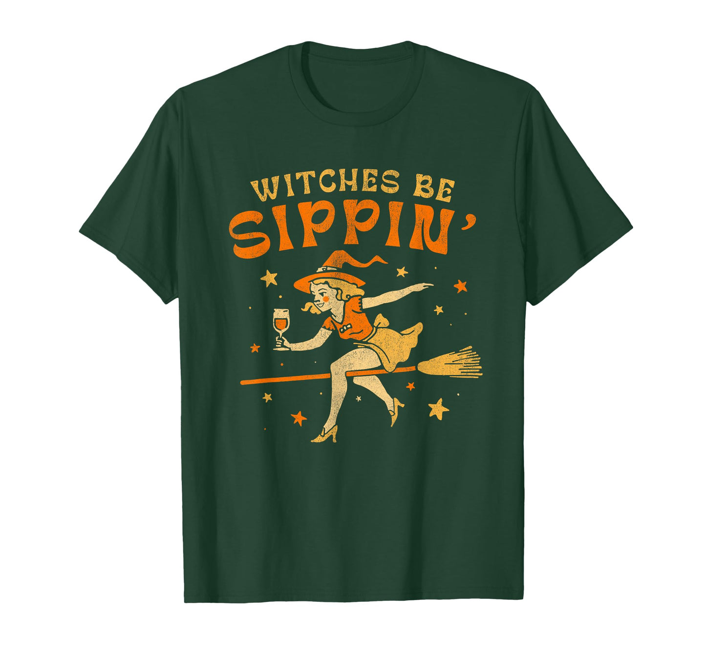 Witches Be Sippin' Halloween Holiday Spooky T-Shirt