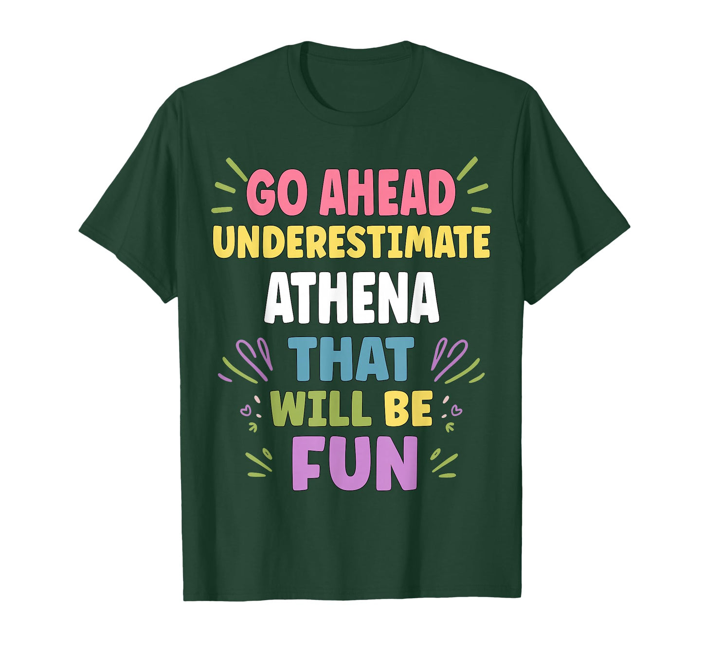 Athena Personalized Women's Gift Custom Athena T-Shirt