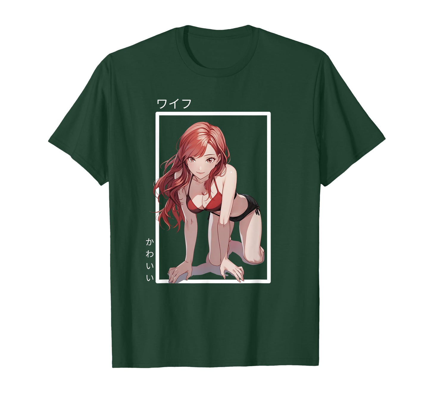 Waifu Anime Girl For Men Women Hentai Weeb Japanese Graphic T-Shirt