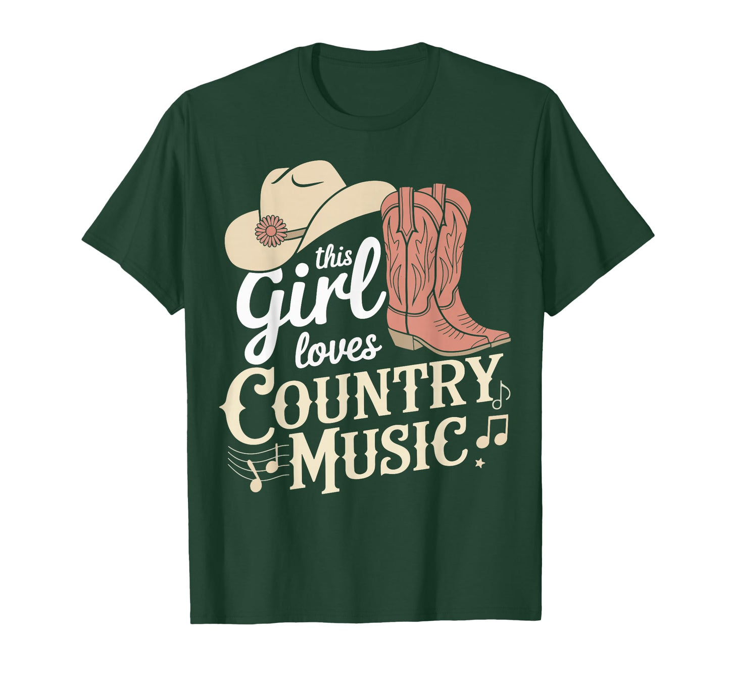 This Girl Loves Country Music T-Shirt