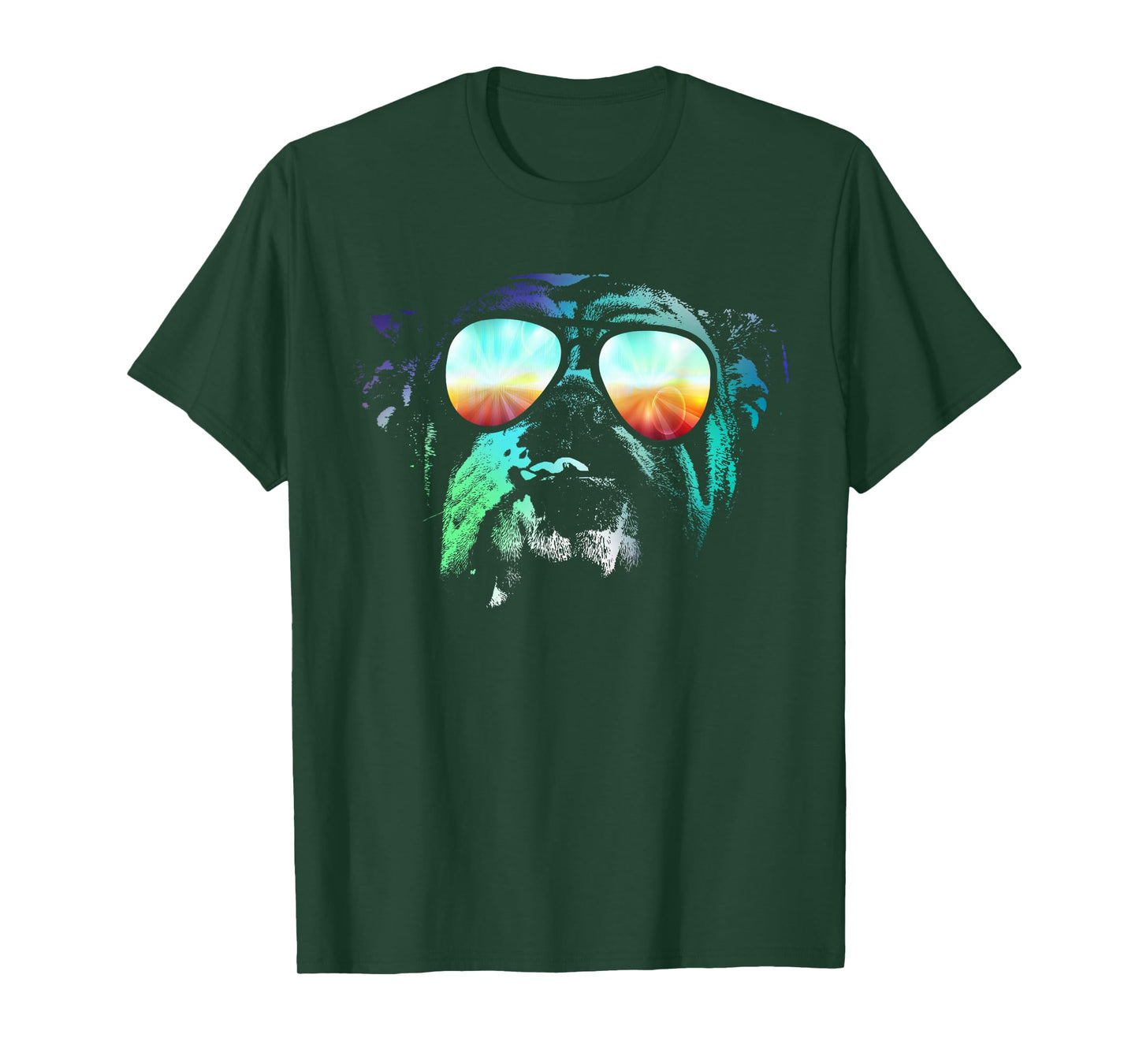 Disco Groovy English Bulldog T-Shirt Dog Gift T-Shirt