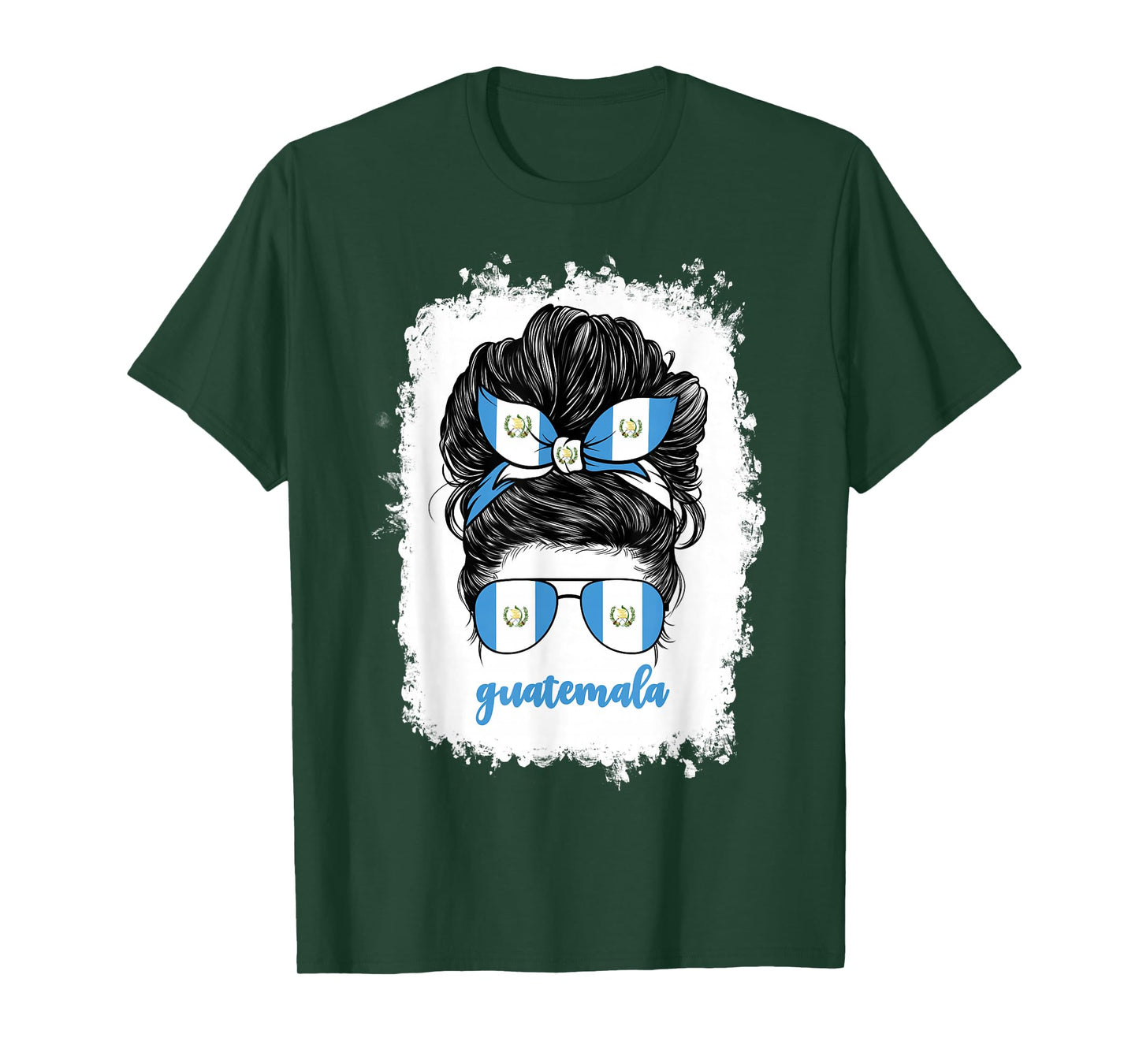 Chapina Guatemalan Women Girls Guatemala Flag Girl Woman T-Shirt
