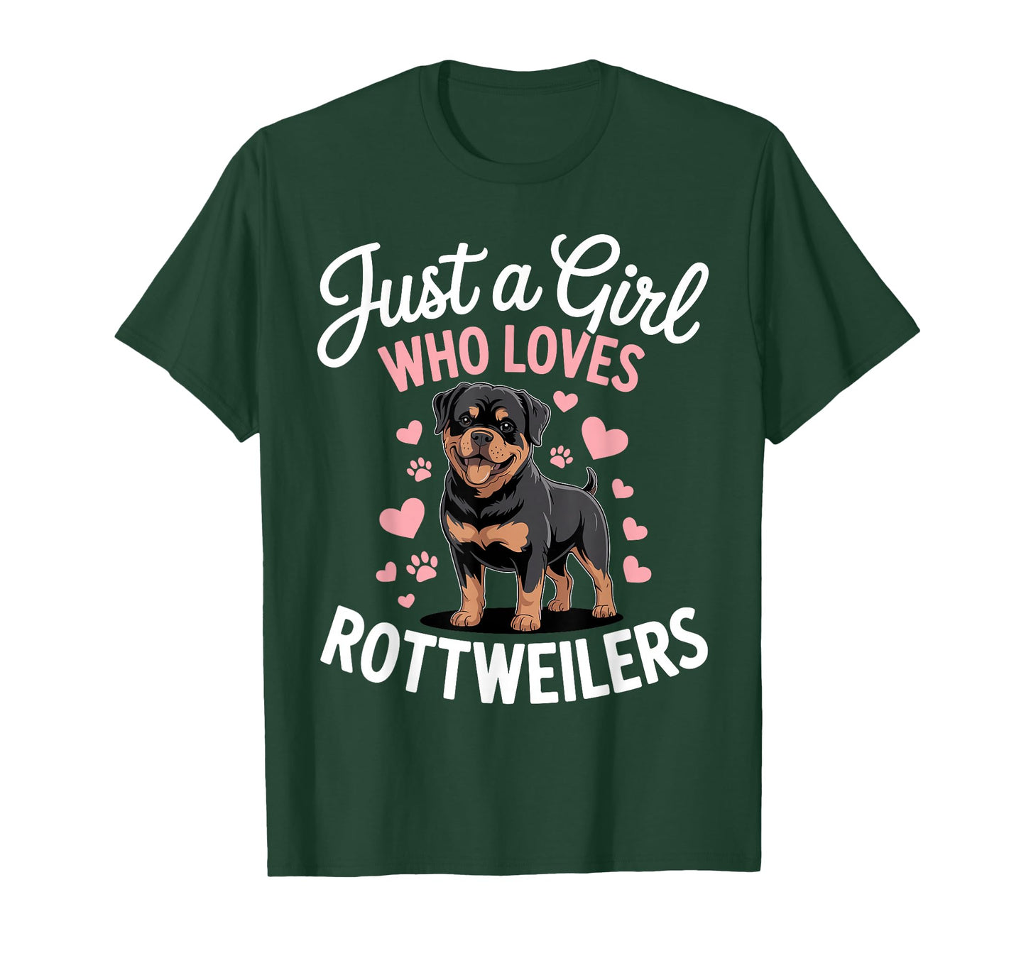 Rottweiler Art for Women Girls Kids Rottie Lover Rottweiler T-Shirt